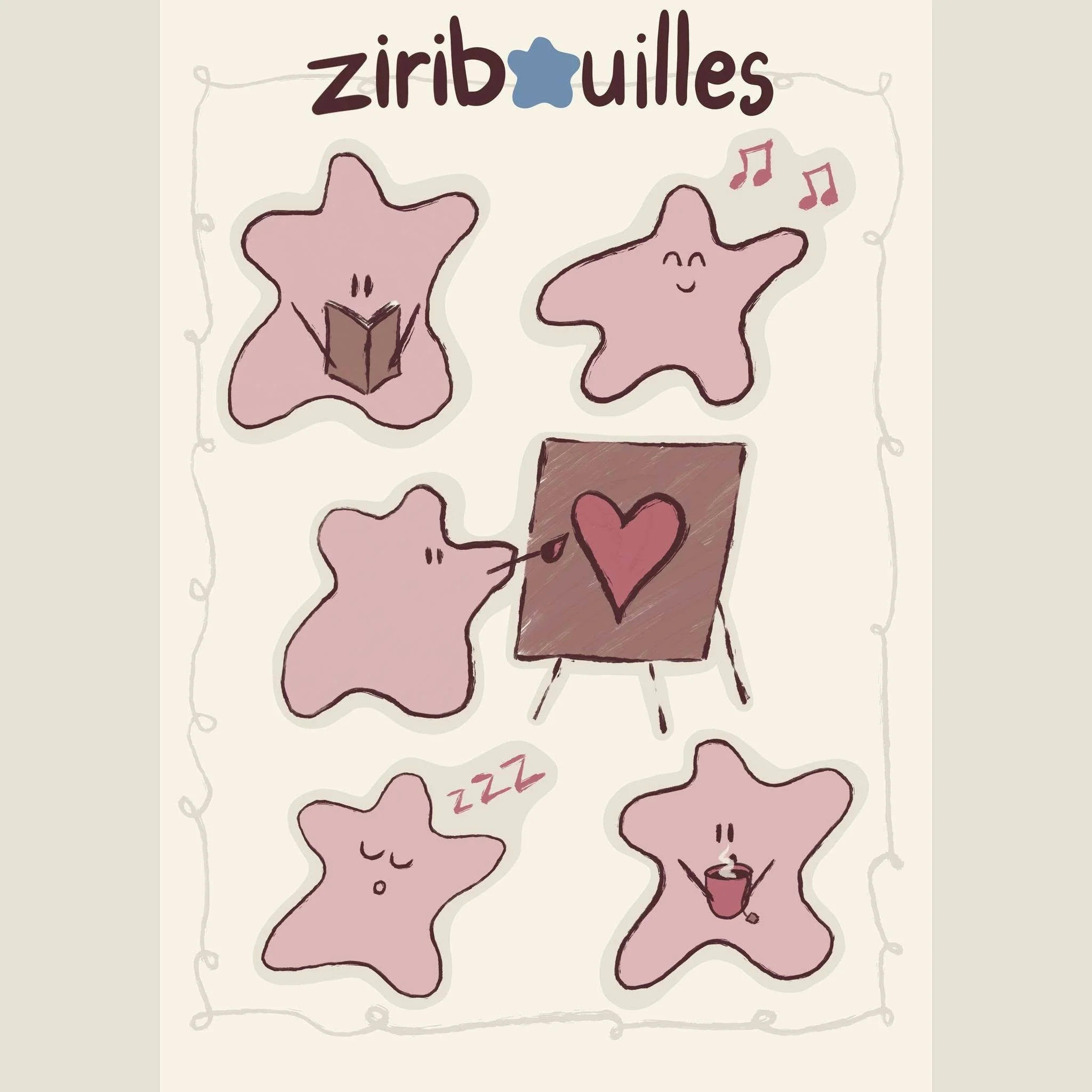 ♫ Ziribouilles | Projet planche de stickers

🎁 Fonds d'&eacute;cran gratuits sur zeroziri.com (lien dans ma bio)

#illustrationfr #digitalart #procreate #procreatedrawing #art #artist #procreateillustrations #procreatepaintings #illustration