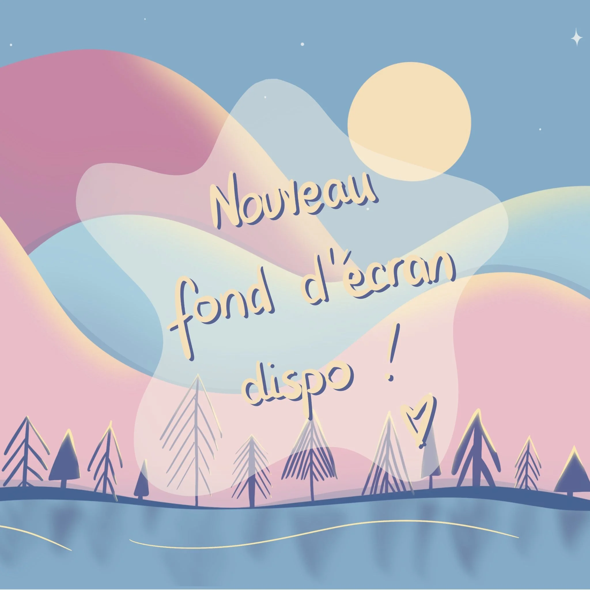 🌕 Dunes | Fond d'&eacute;cran pour ordinateur (il fonctionne aussi tr&egrave;s bien sur t&eacute;l&eacute;phone et tablette !!). 
C'est la version 2.0 du fond d'&eacute;cran Glitched qui est clairement votre pref ! Certes il n'est pas glitch&eacute;