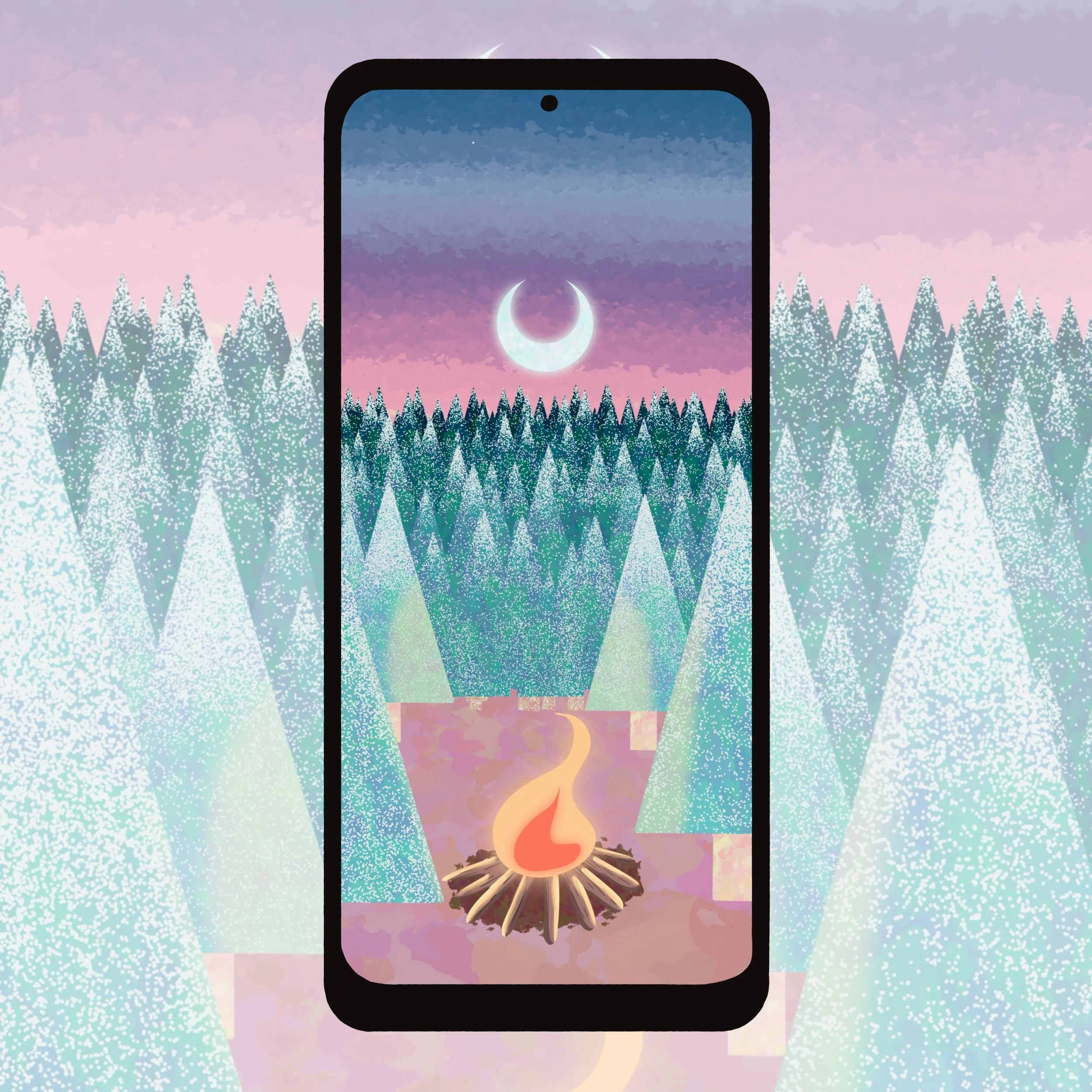 Hiver 2025 | Fond d'écran pour téléphone