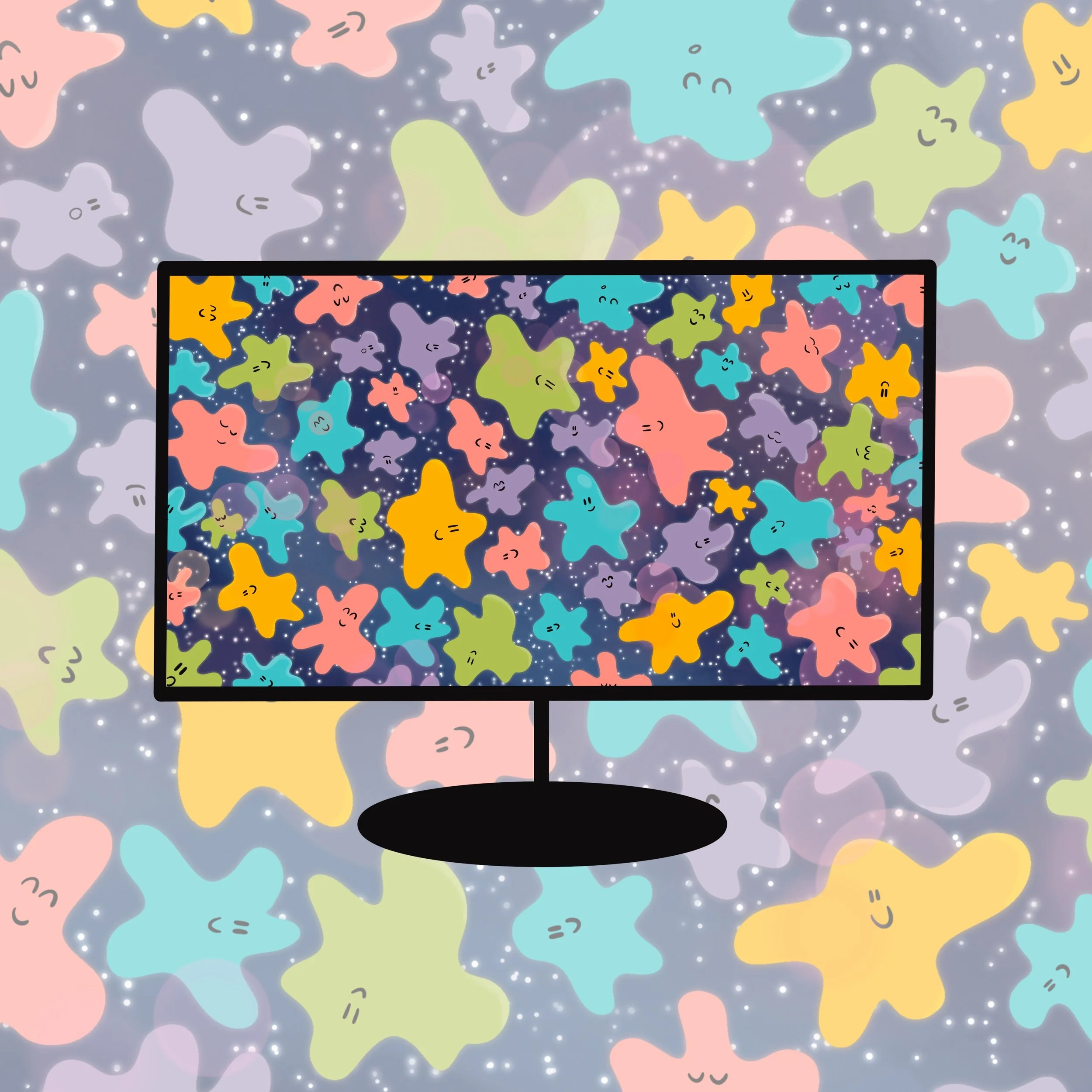 Ziribouilles dans l’espace | Fond d'écran pour ordinateur