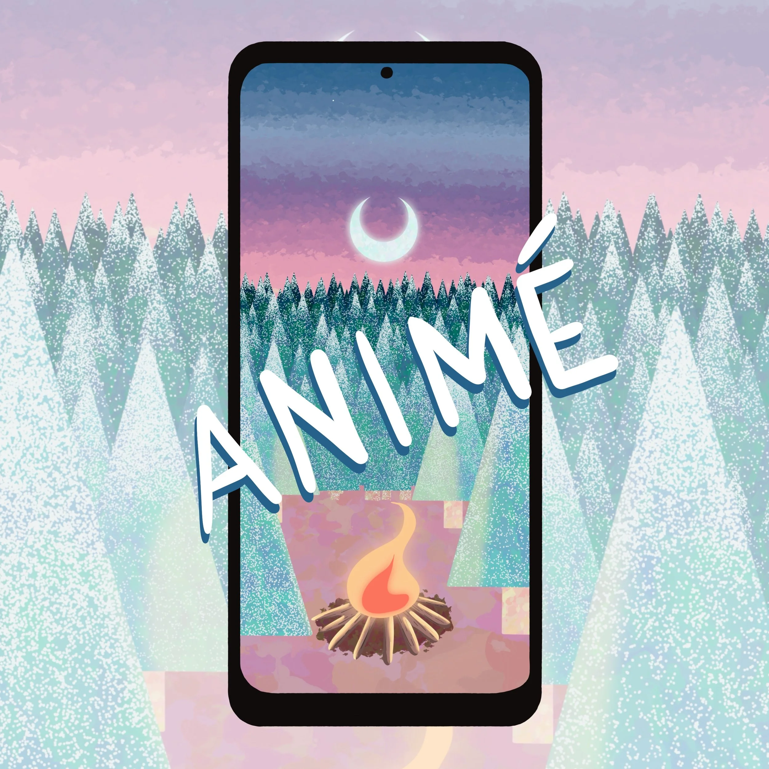 Hiver 2025 | Fond d'écran animé pour téléphone