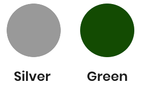 Dome Roof Available in Silver and Green