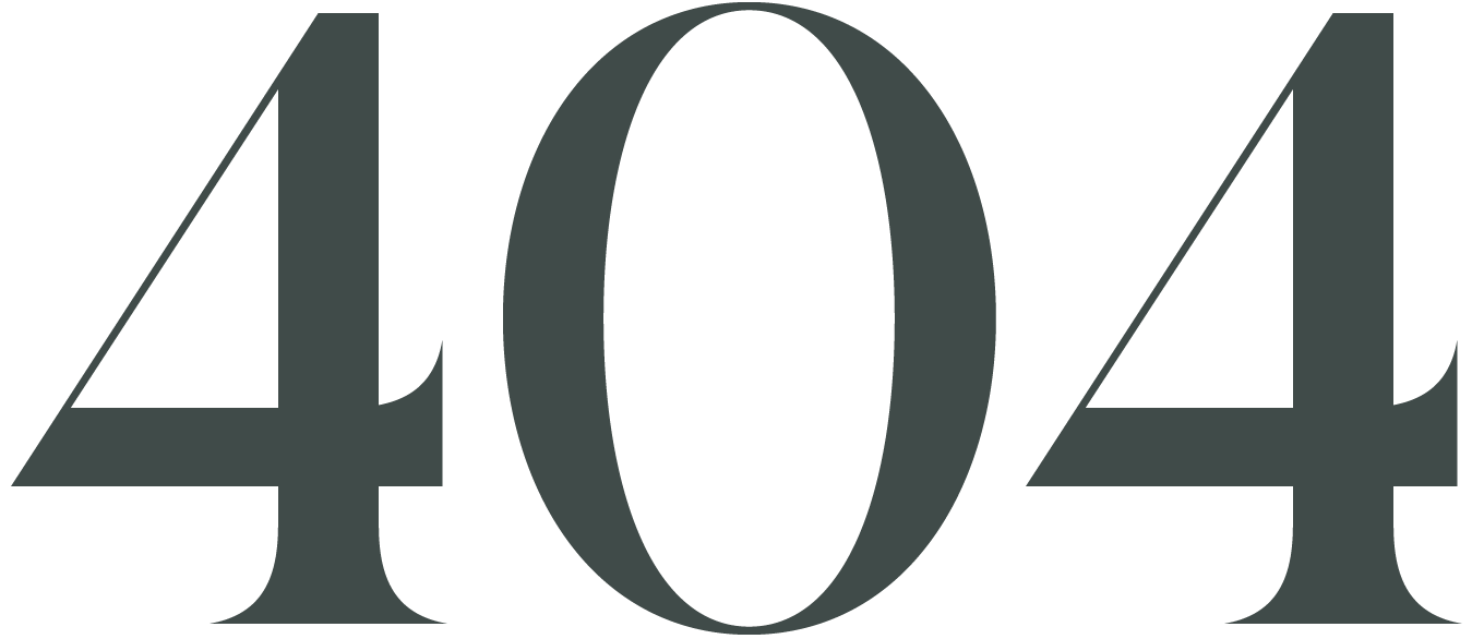 The number 404 displayed in large, dark gray font.