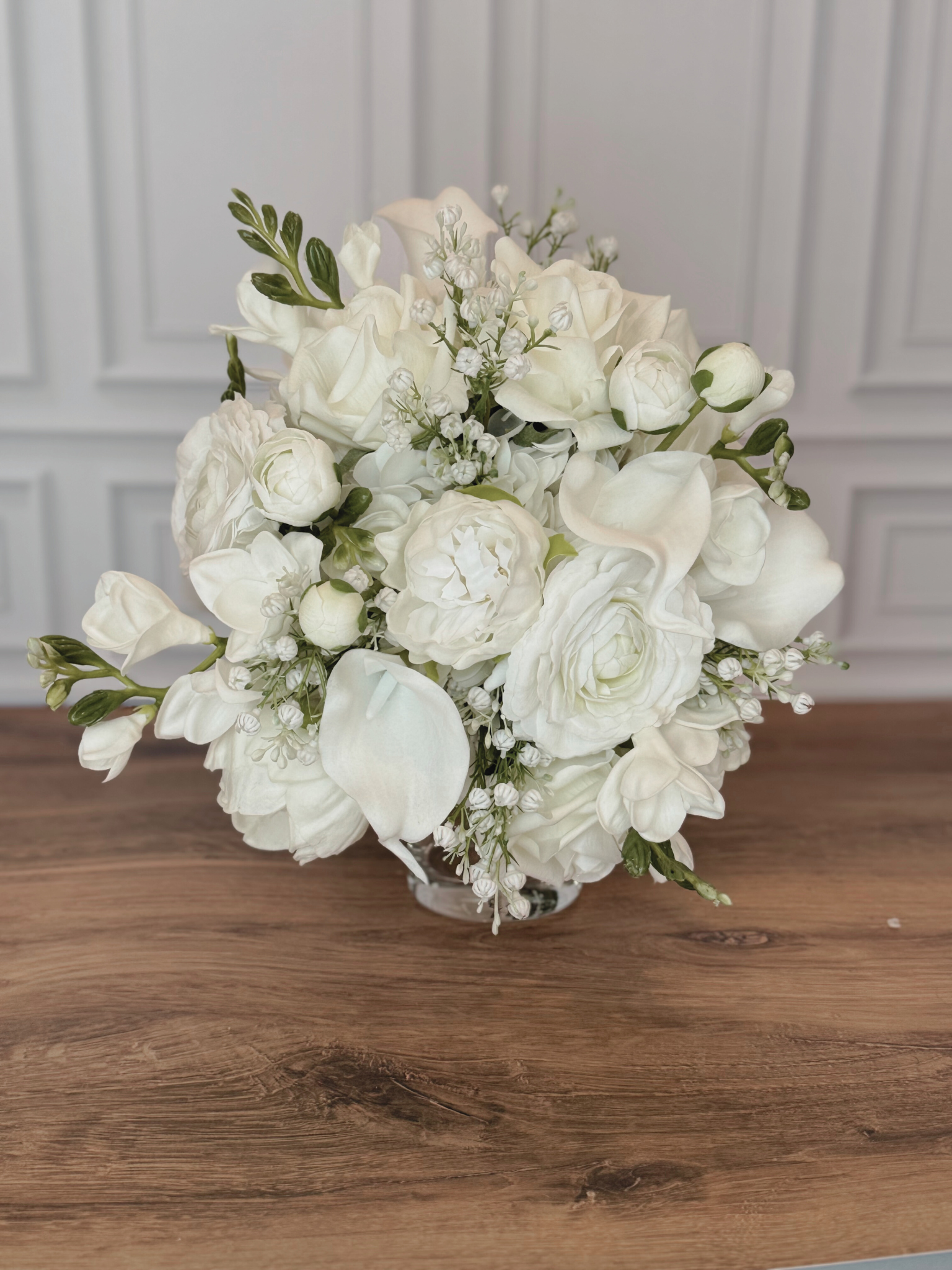White Wedding Bridal Bouquet