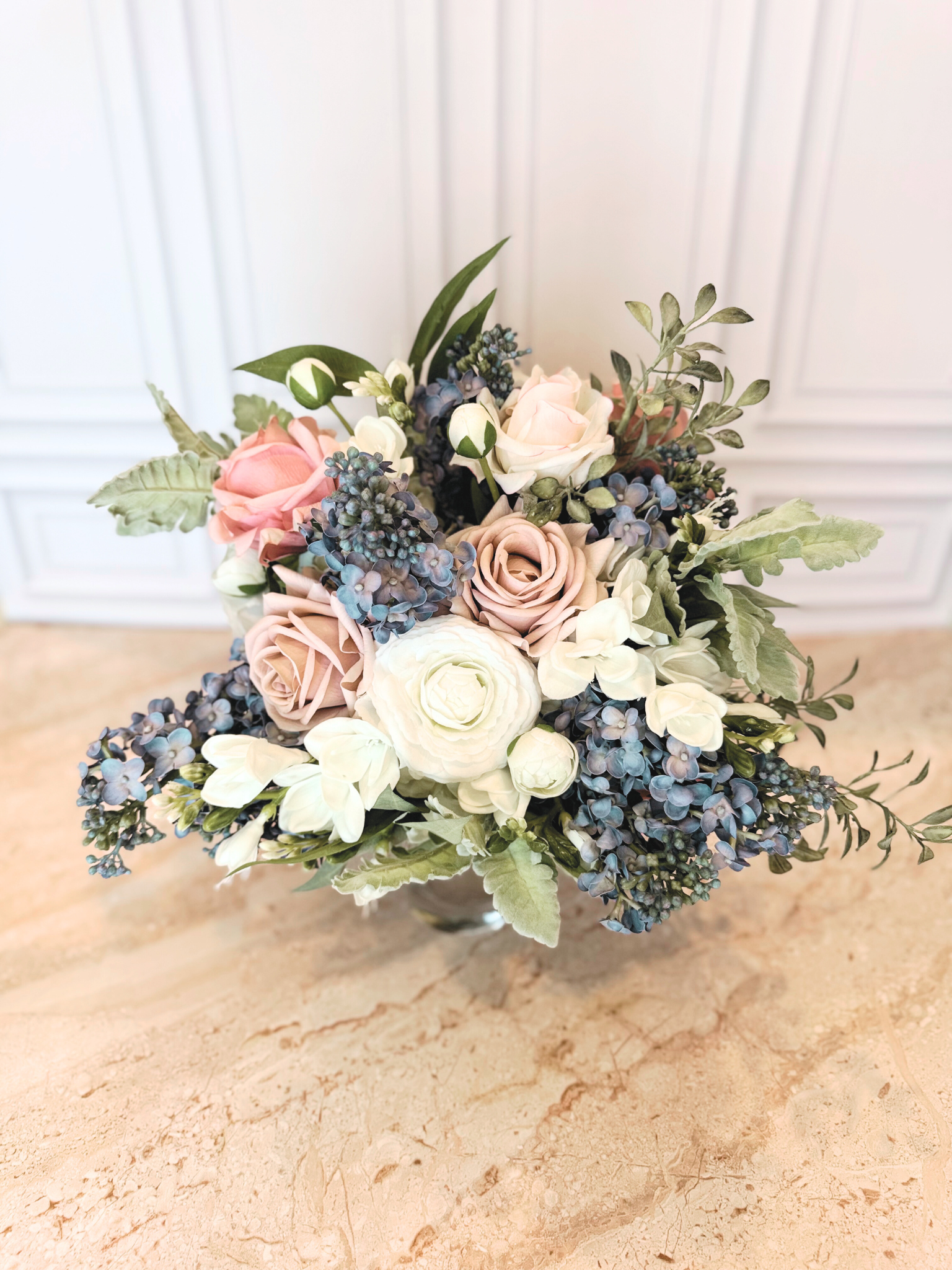 Something Blue Bridal Bouquet