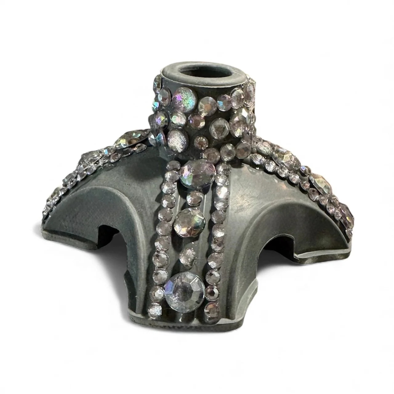 The "Jewelry Box" 3/4" Four-Prong Luxury Cane Tip