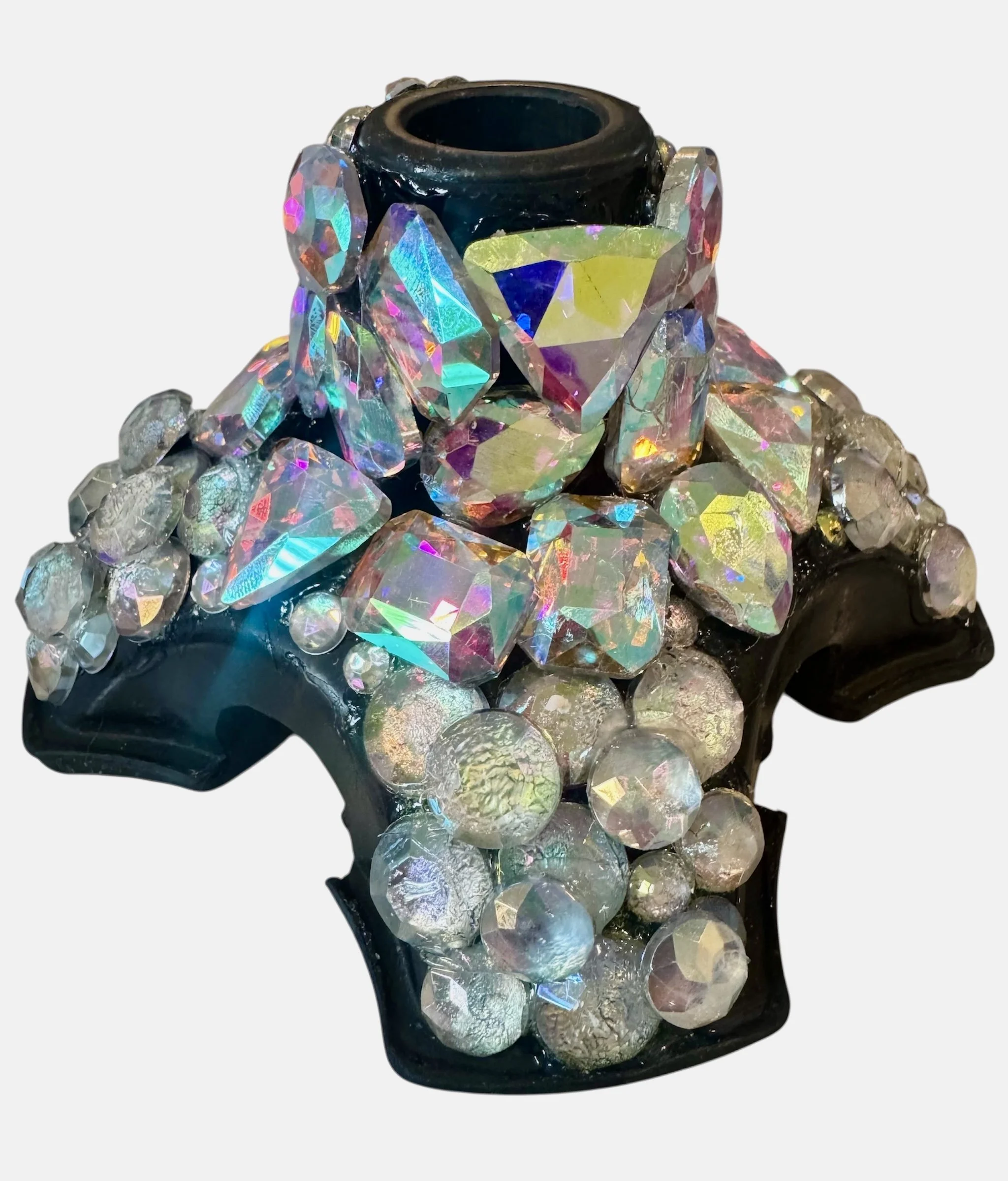 "A Little Bit of Razzle Dazzle "– 3/4" Four-Prong Luxury Cane Tip