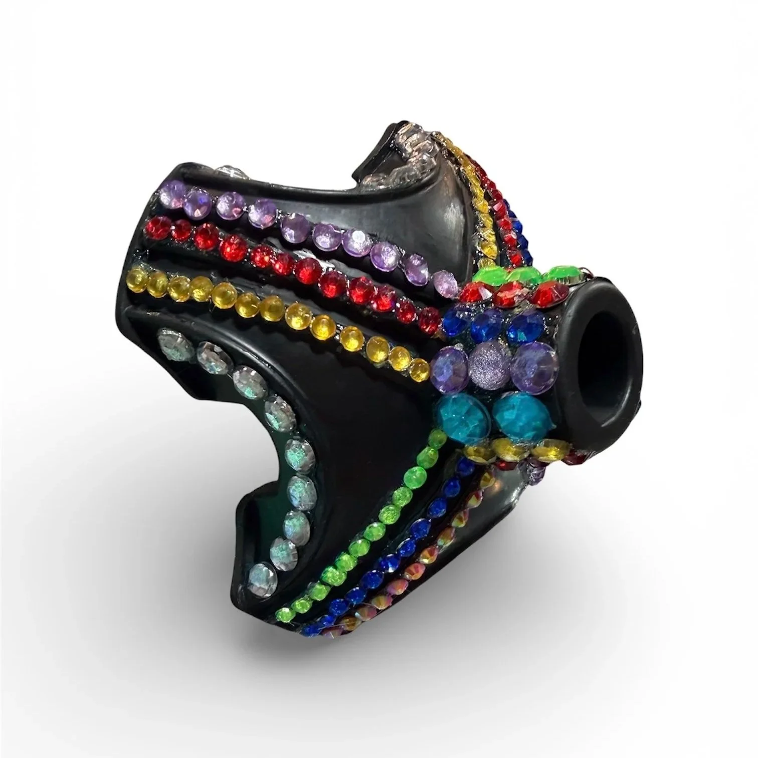 “ Kaleidoscope “ – 3/4" Four-Prong Luxury Cane Tip