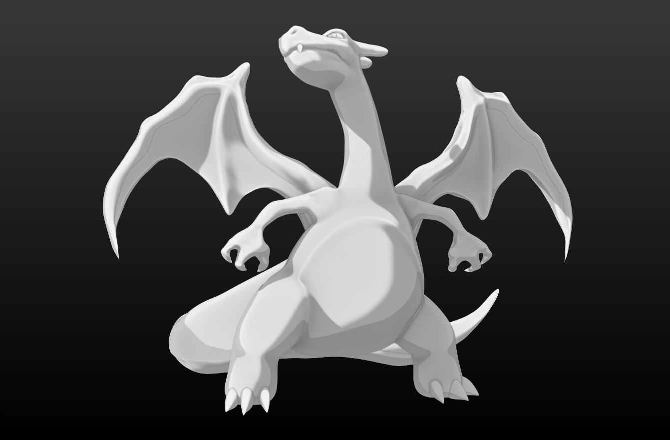 Charizard Front no color.png