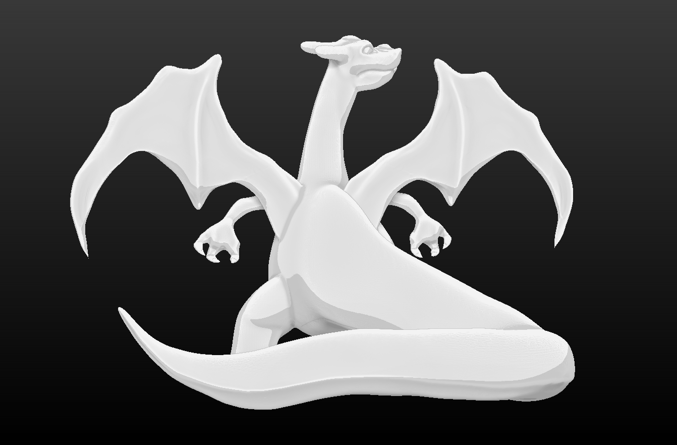 Charizard Back no color.png