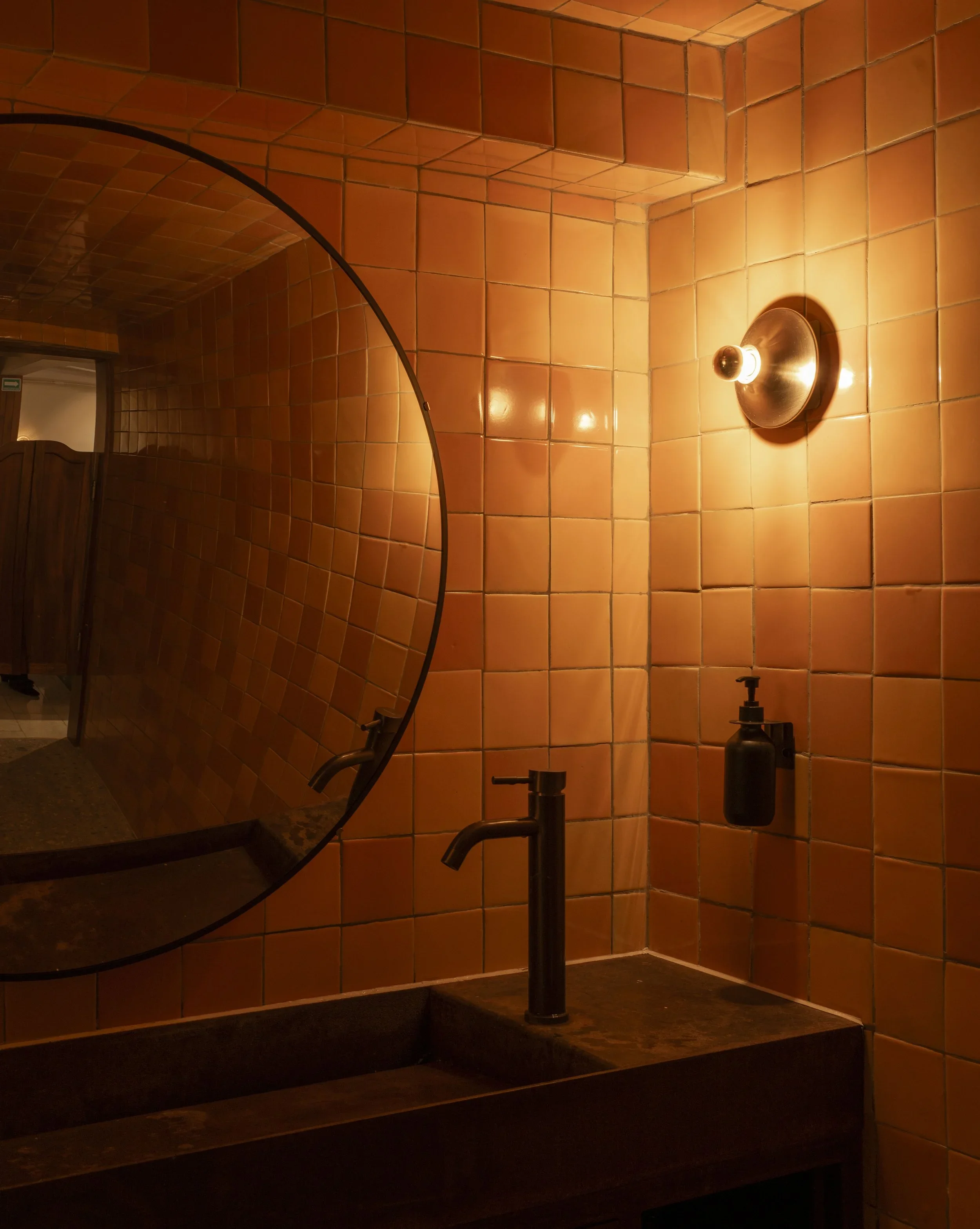 Fierro Restaurant CDMX restroom