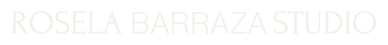 Rosela Barraza Studio logo in black and white text