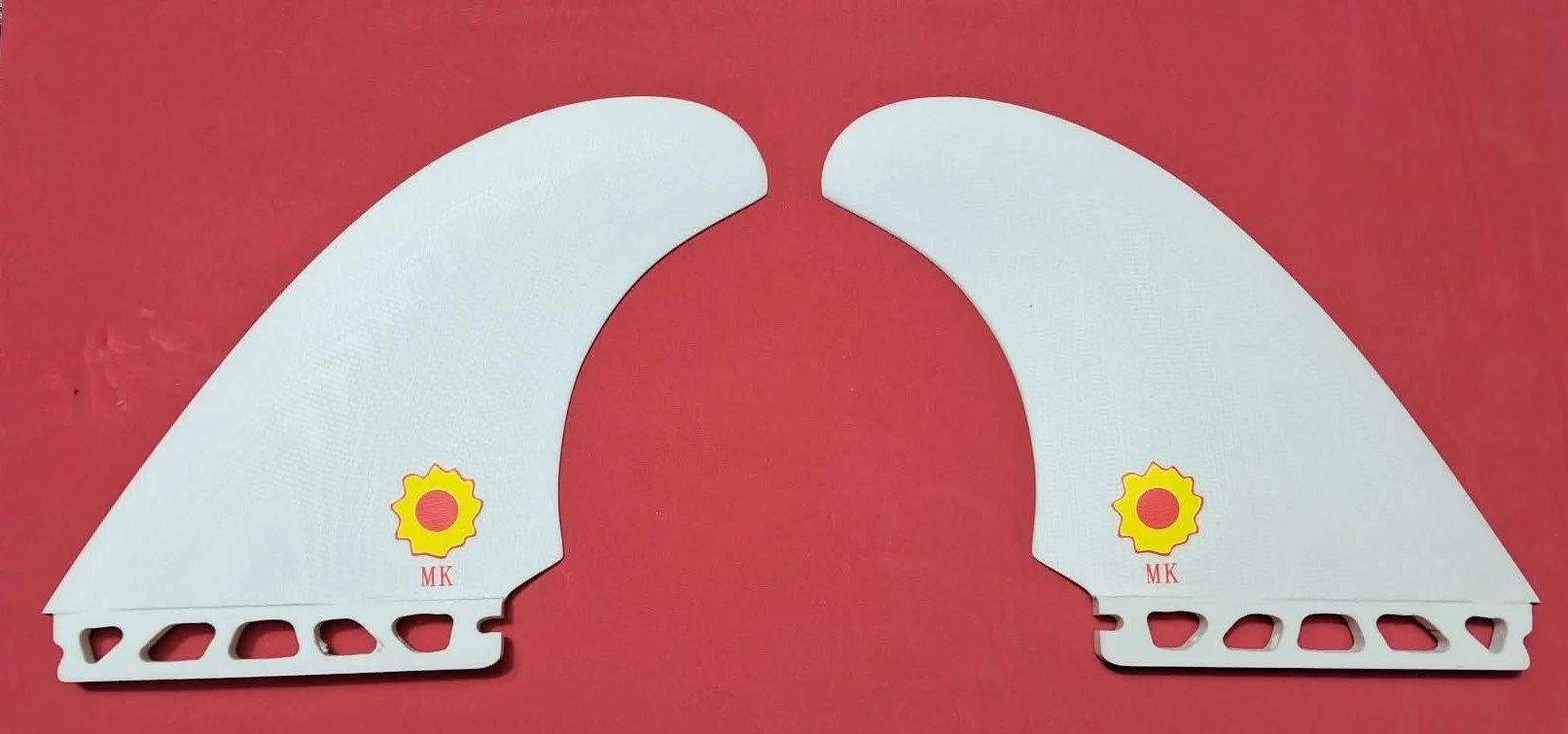Mid-Keel Fibreglass Twin Fin Set