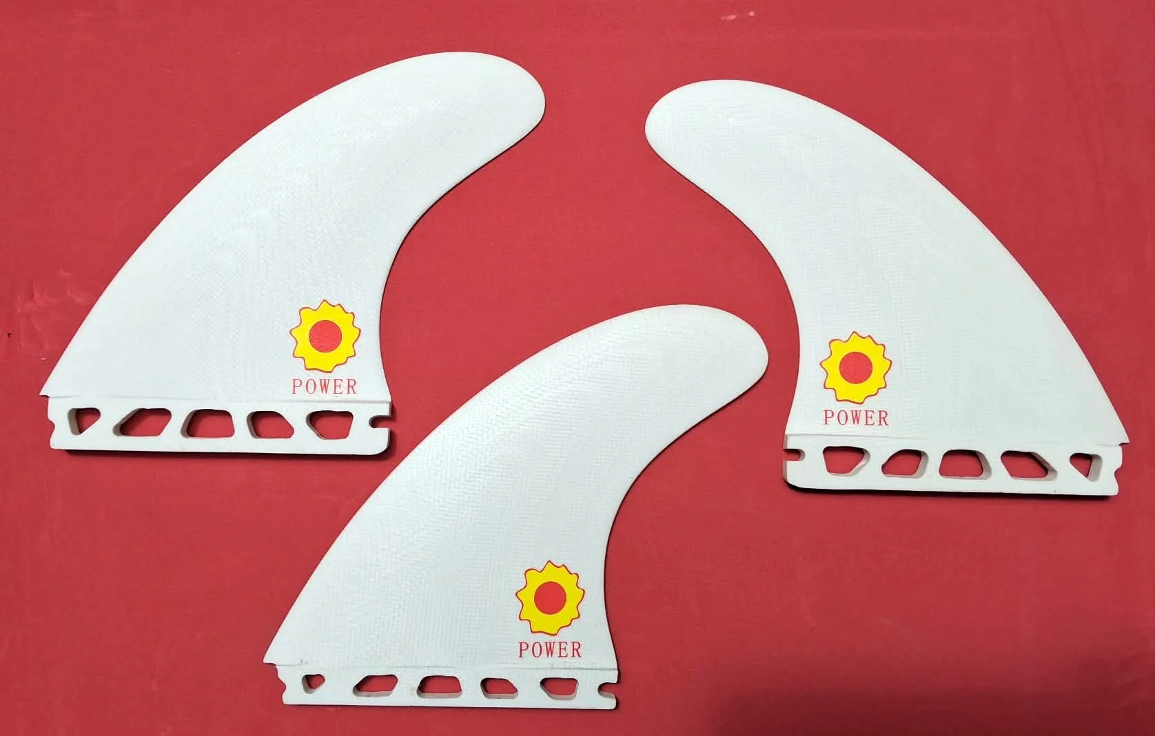 Power Fibreglass Tri Fin Set
