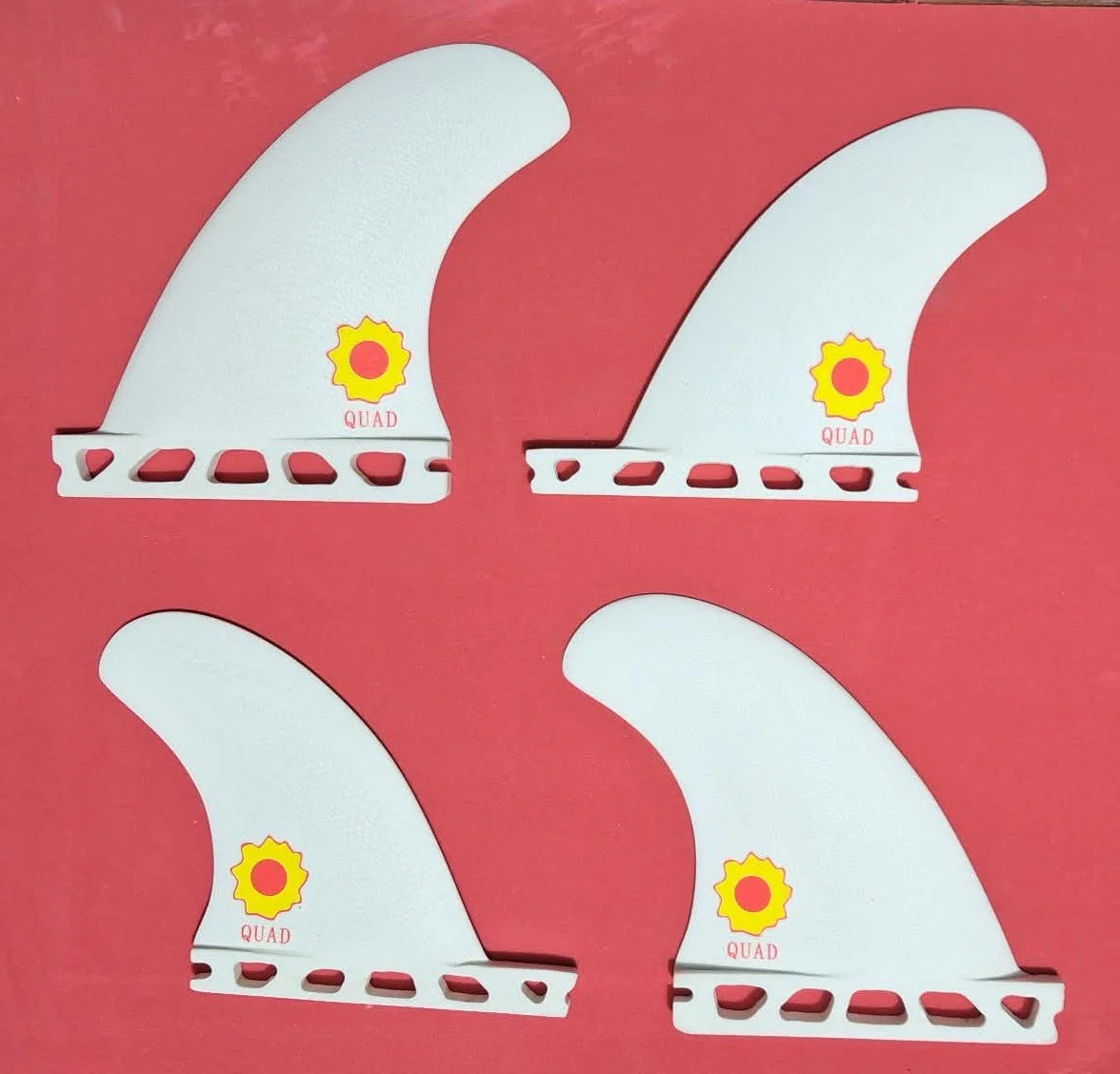 Quad Fibreglass Fin Set