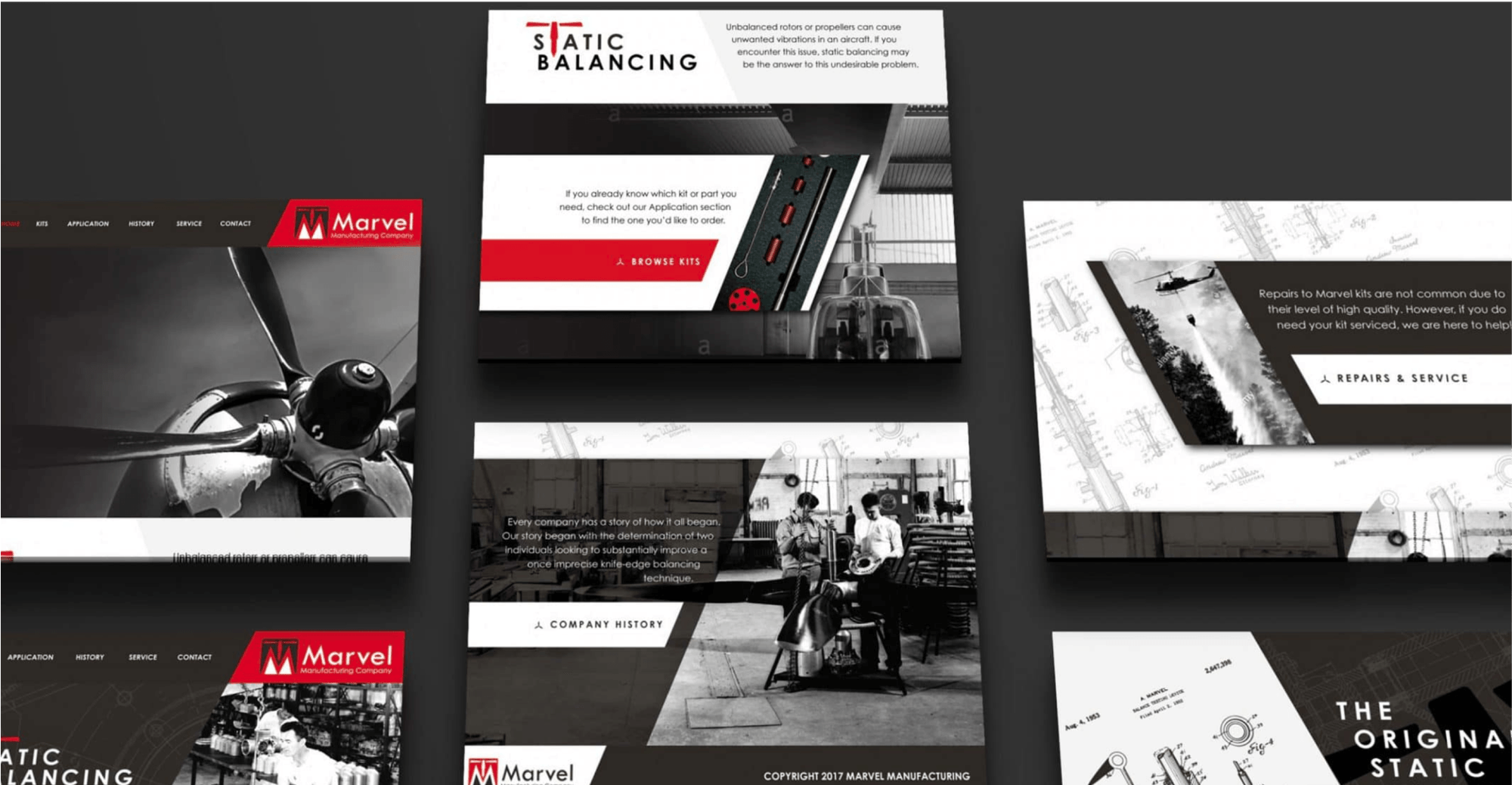 Logo Refresh, Brand and Web Design | Marvel Manufacturing