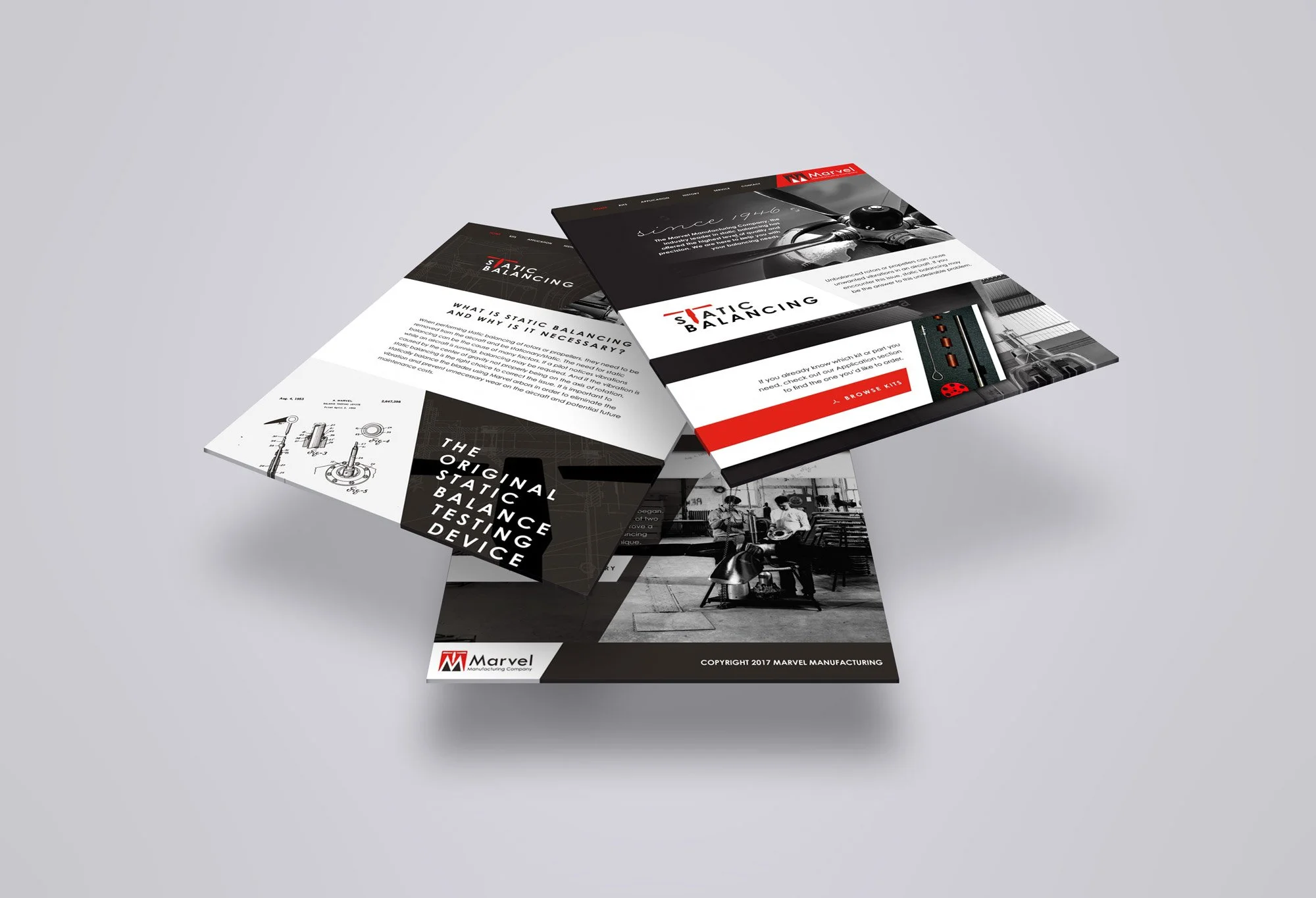 Logo Refresh, Brand and Web Design | Marvel Manufacturing