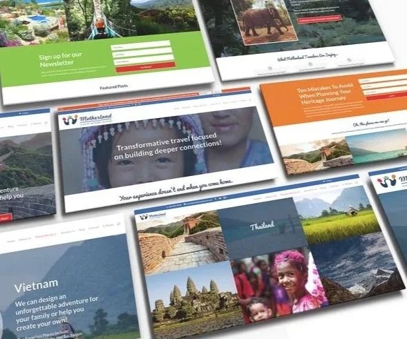 Website and UX Design | Motherland Travel