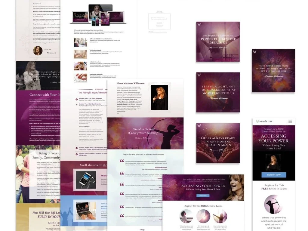 Online Course | Brand Web & Marketing Design | Sounds True Publishing