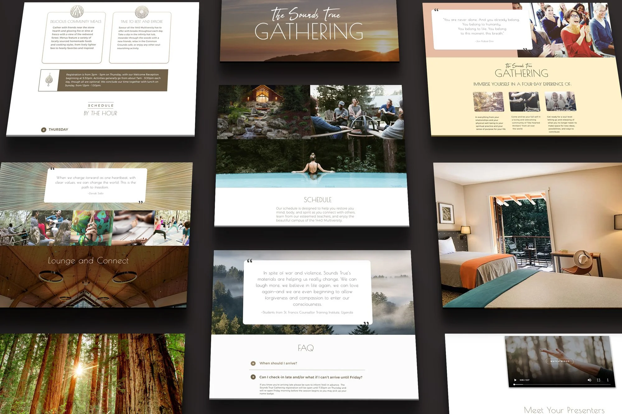 Retreat Brand, Web & Marketing Design | Sounds True Publishing