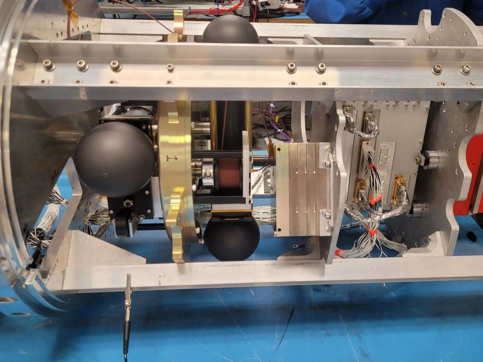 View of two Quads assemblies in a rocket (Renu 3)