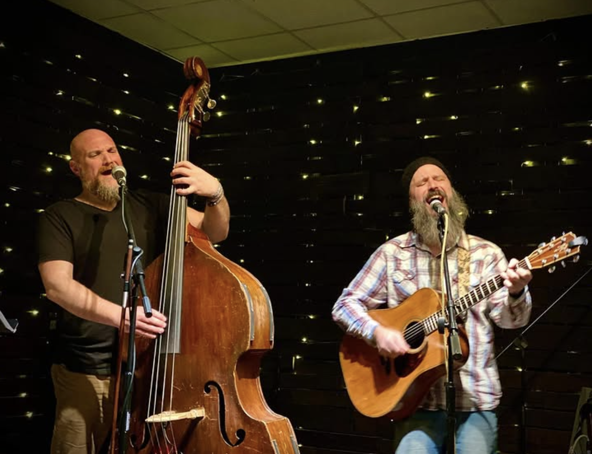 Thanks to @poppa_lutz for this great picture of @instachan13 and myself @ the 633 brewing company downtown Waynesboro Pa.