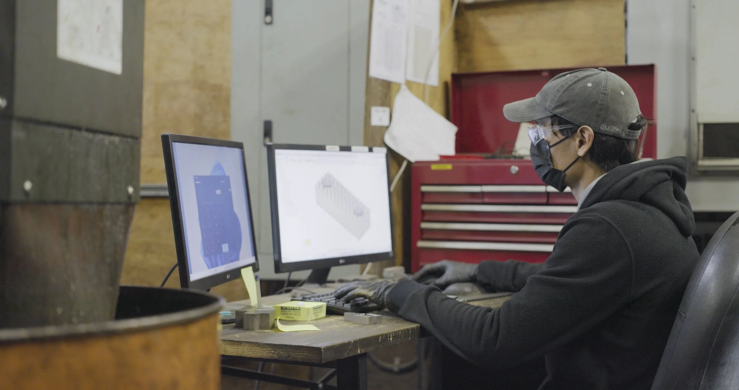 Engineer at Universal Machining & Engineering using CAD software to support precision machining and part design