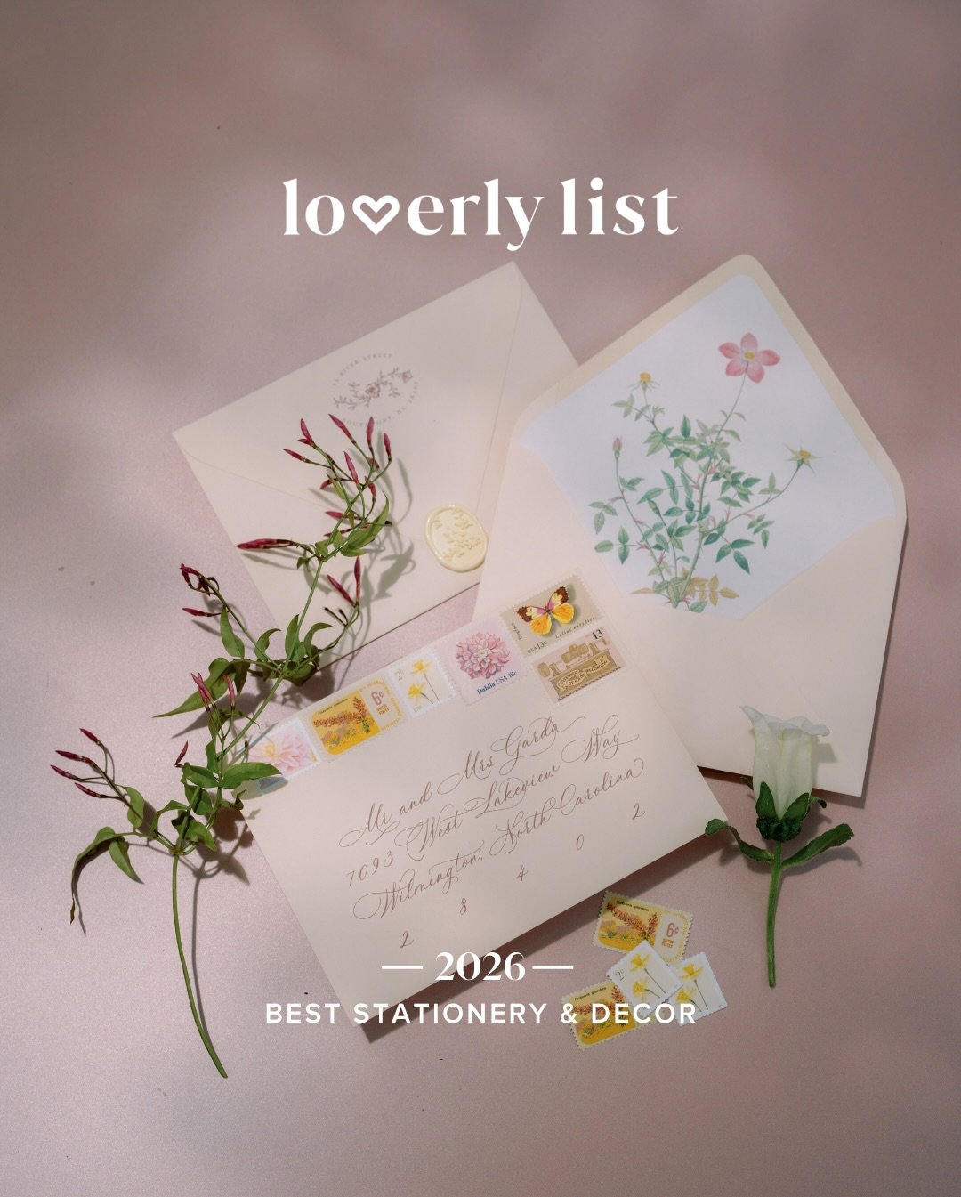 So excited and truly honored to share that I made the @loverly list for Best Stationery and Decor for a second year in a row!

This has been such a landmark year for my business&mdash;full of growth, amazing connections, incredibly aligned and exciti