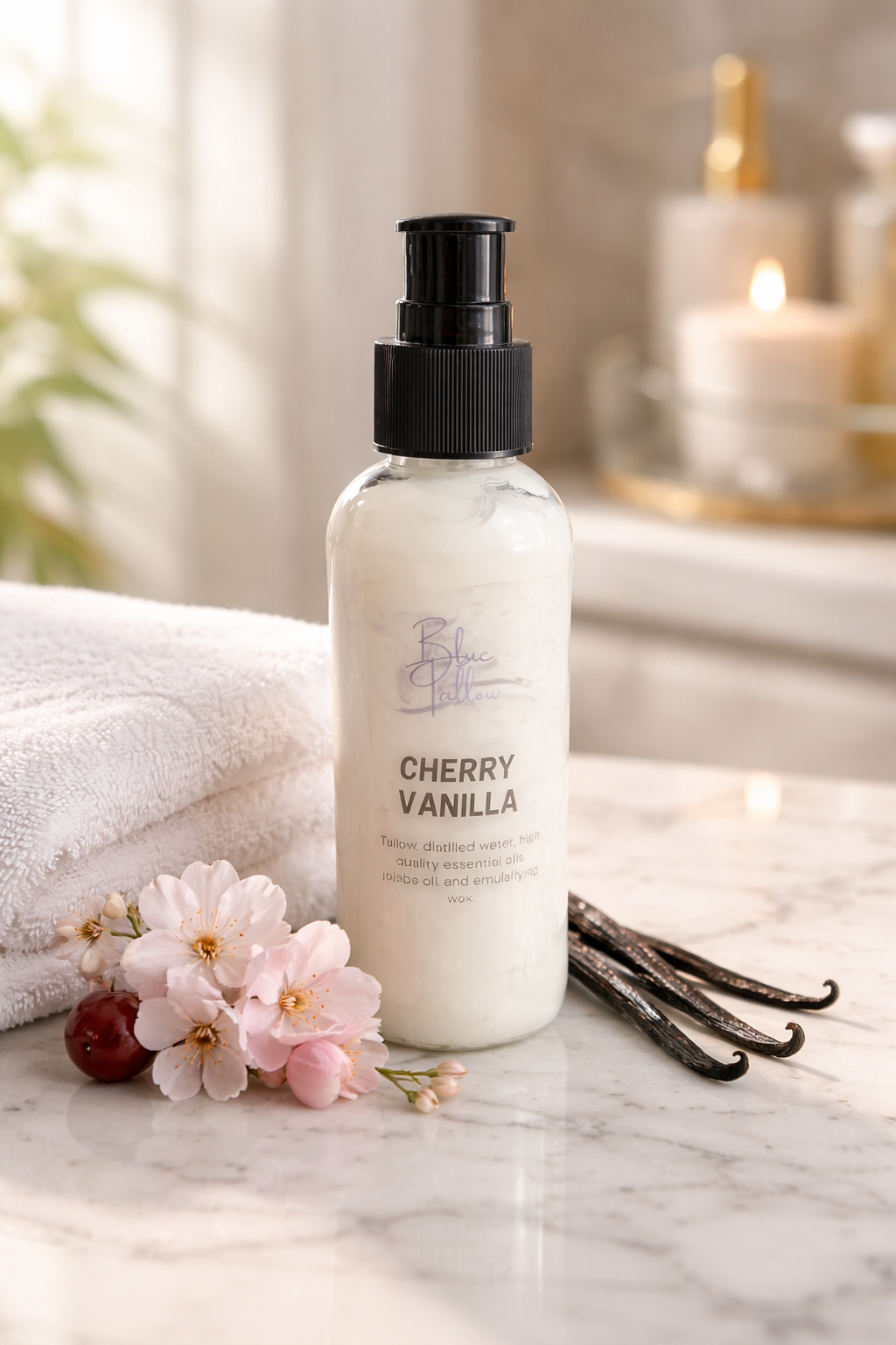 Cherry Vanilla 4 Ounce Pump Lotion