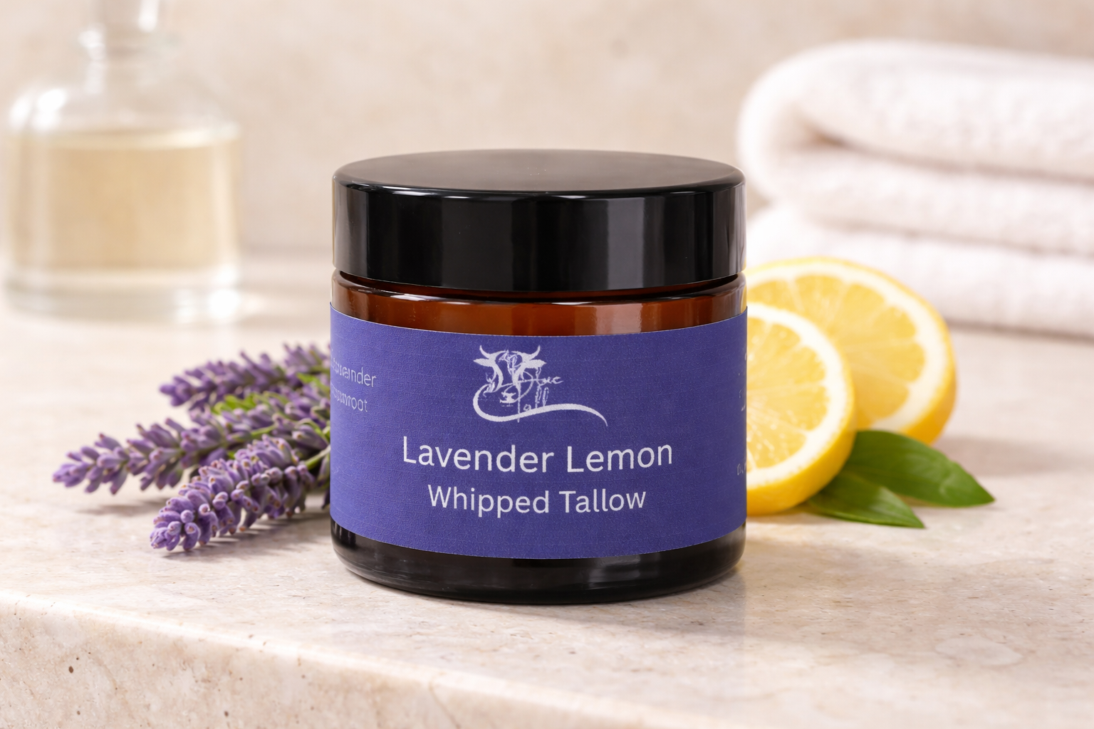 Lavender Lemon 2 ounce Whipped Tallow