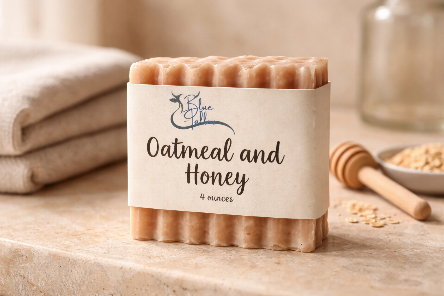 Oatmeal & Honey Bar Soap 4 oz