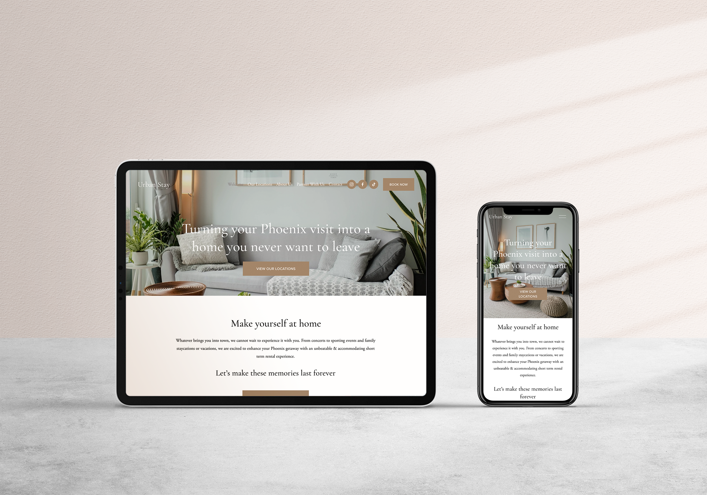 Urban Stay (Short Term Rentals)
Brand Refresh • Website Design • SEO