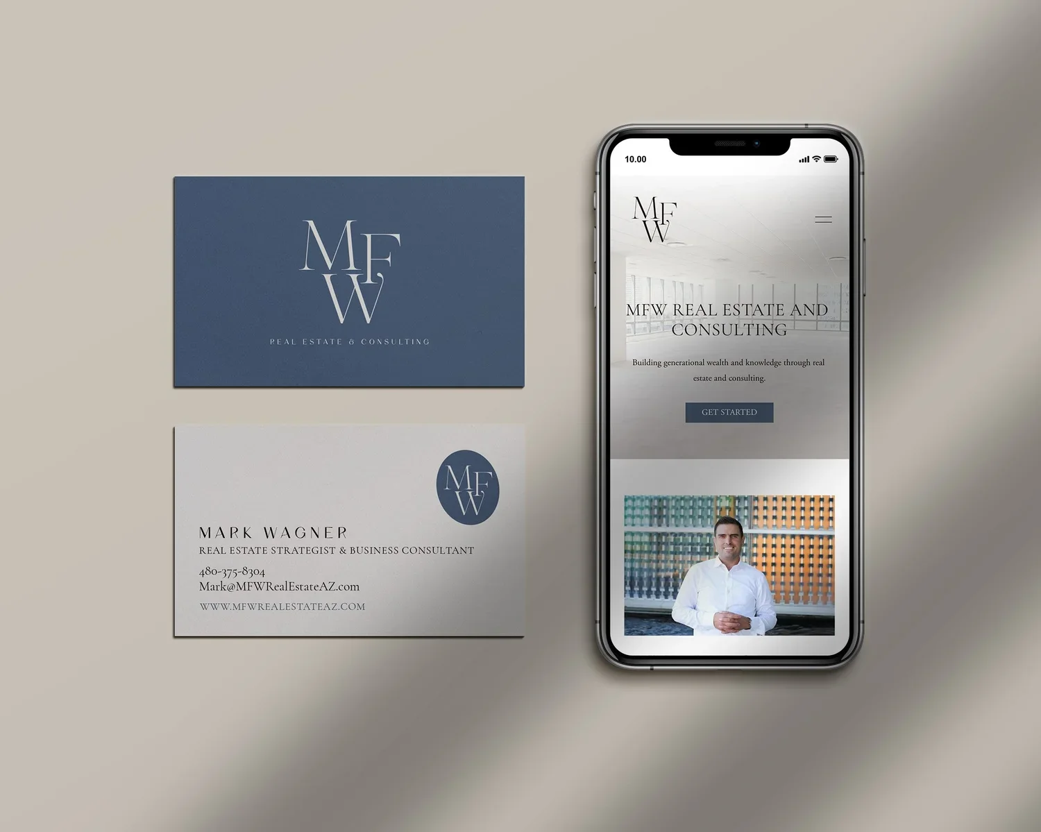 MFW Real Estate (Real Estate & Consulting) 
Branding • Website Design • Collateral