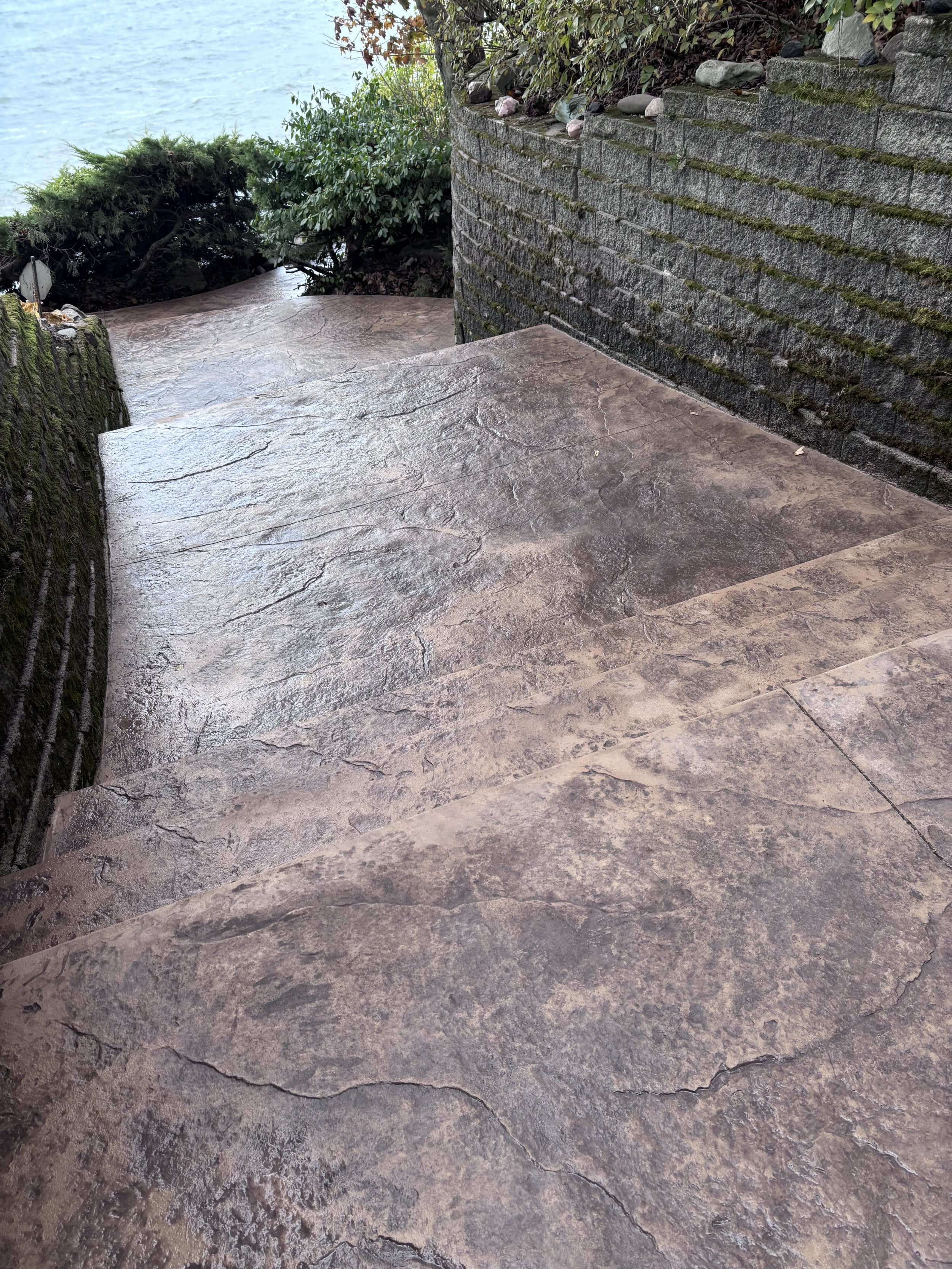 Stamped concrete