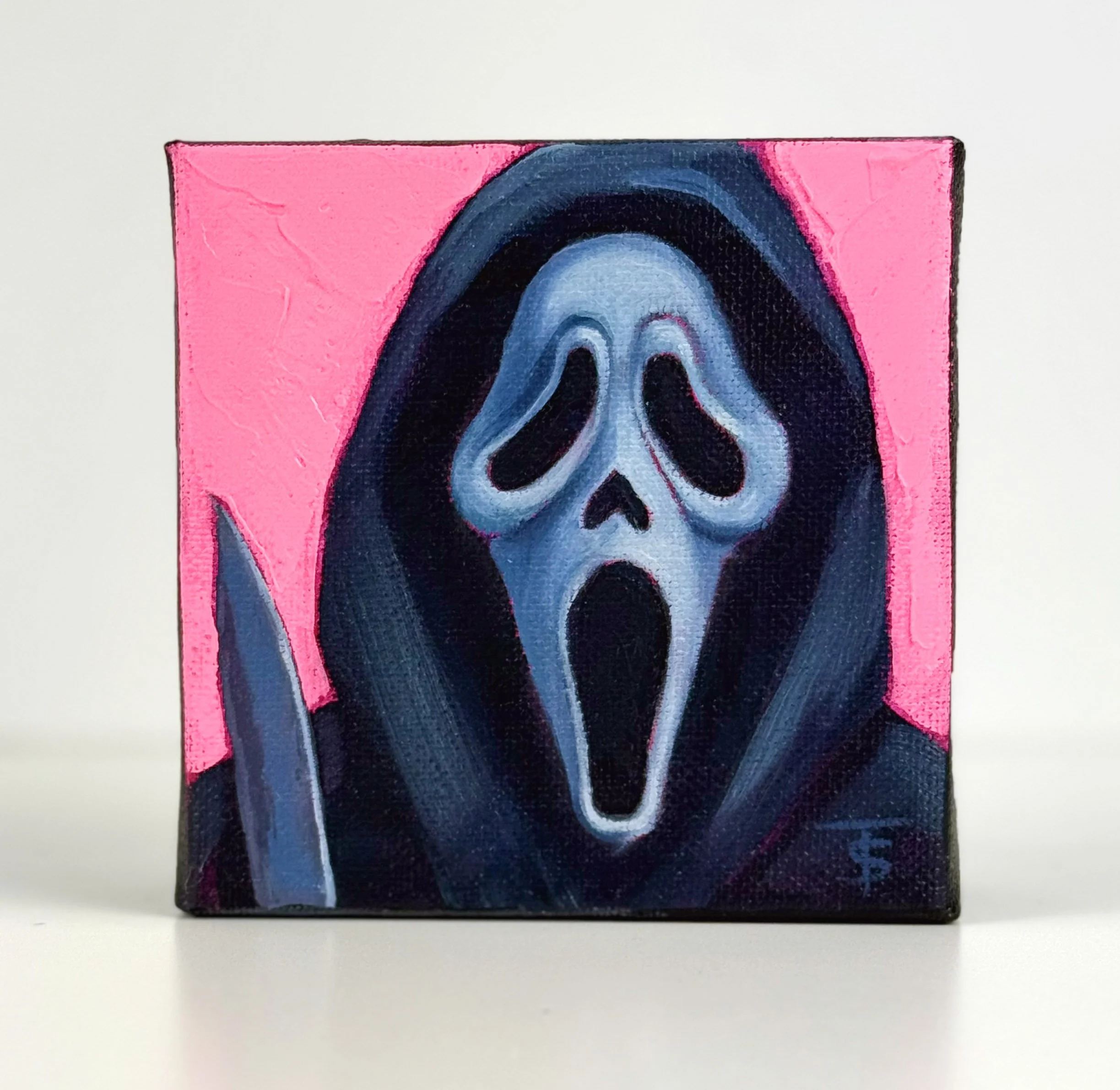 Scream | 4x4 Gallery Depth Painting by Tabitha Schae