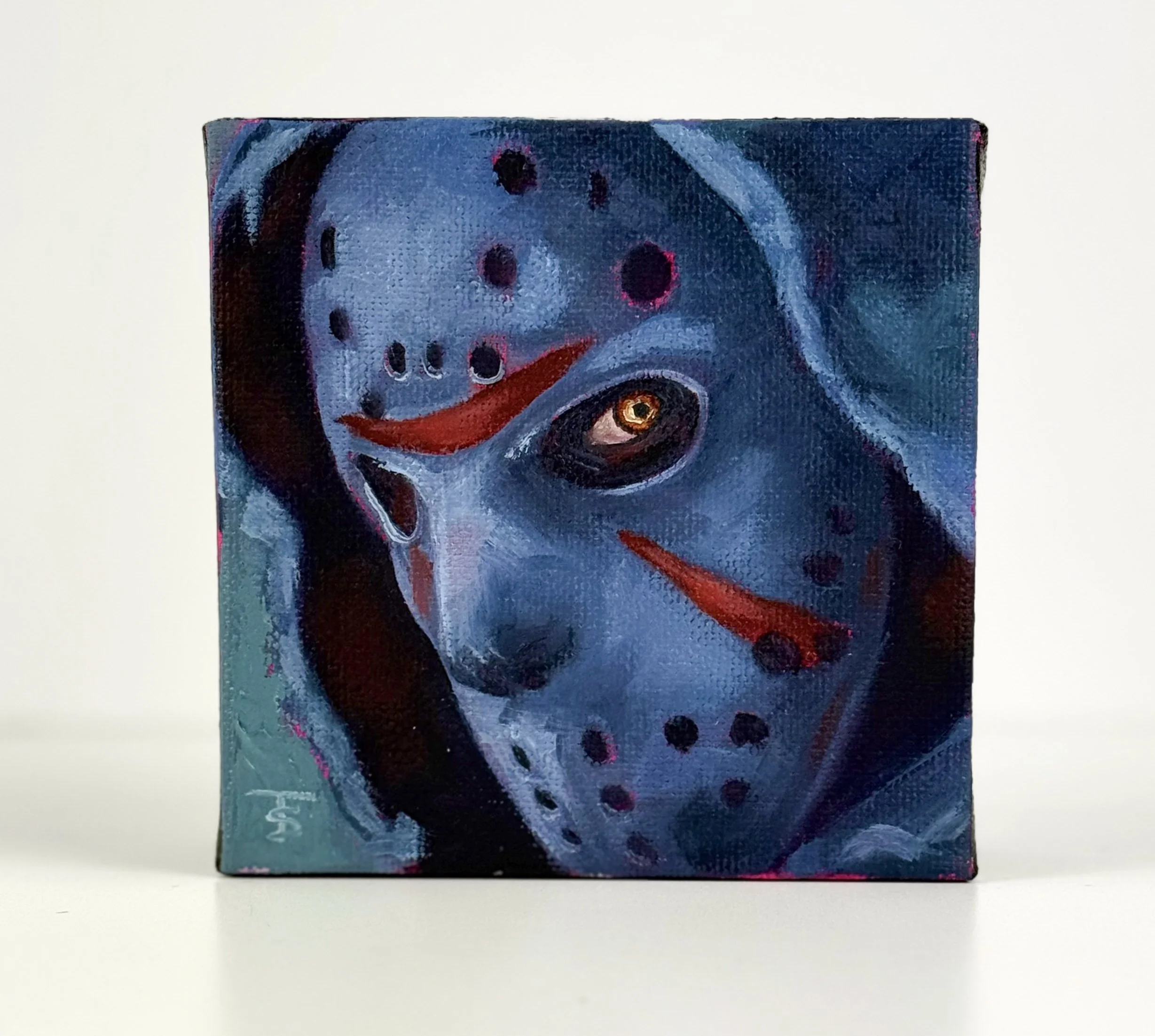 Jason | 4x4 Gallery Depth Painting by Tabitha Schae