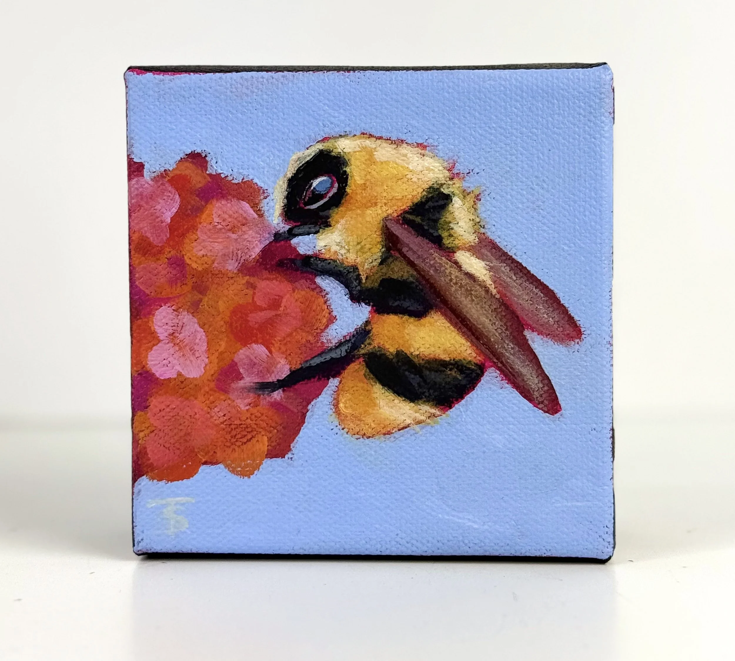 Spring | 4x4 Gallery Depth Painting by Tabitha Schae