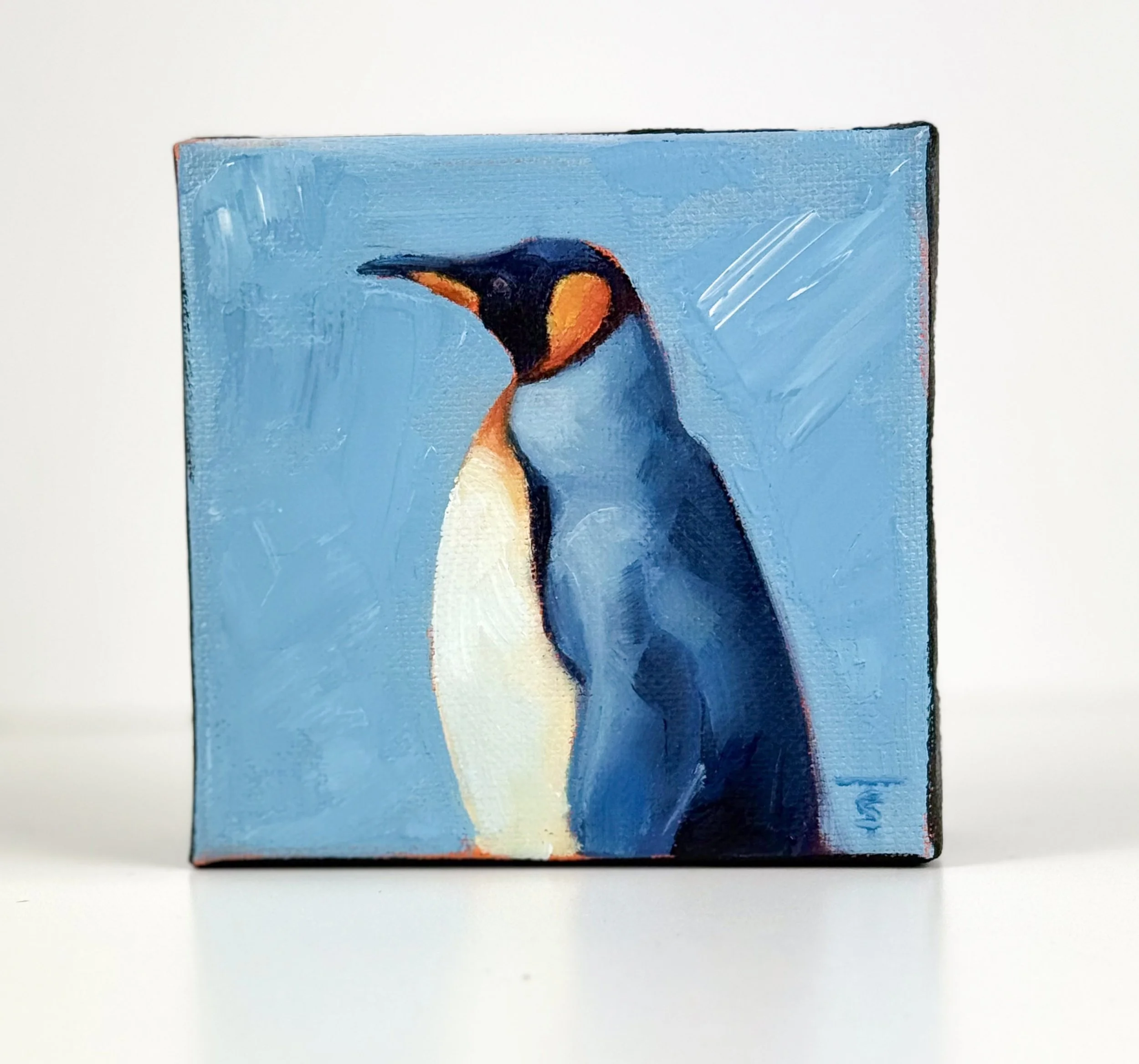 Penny | 4x4 Gallery Depth Painting by Tabitha Schae