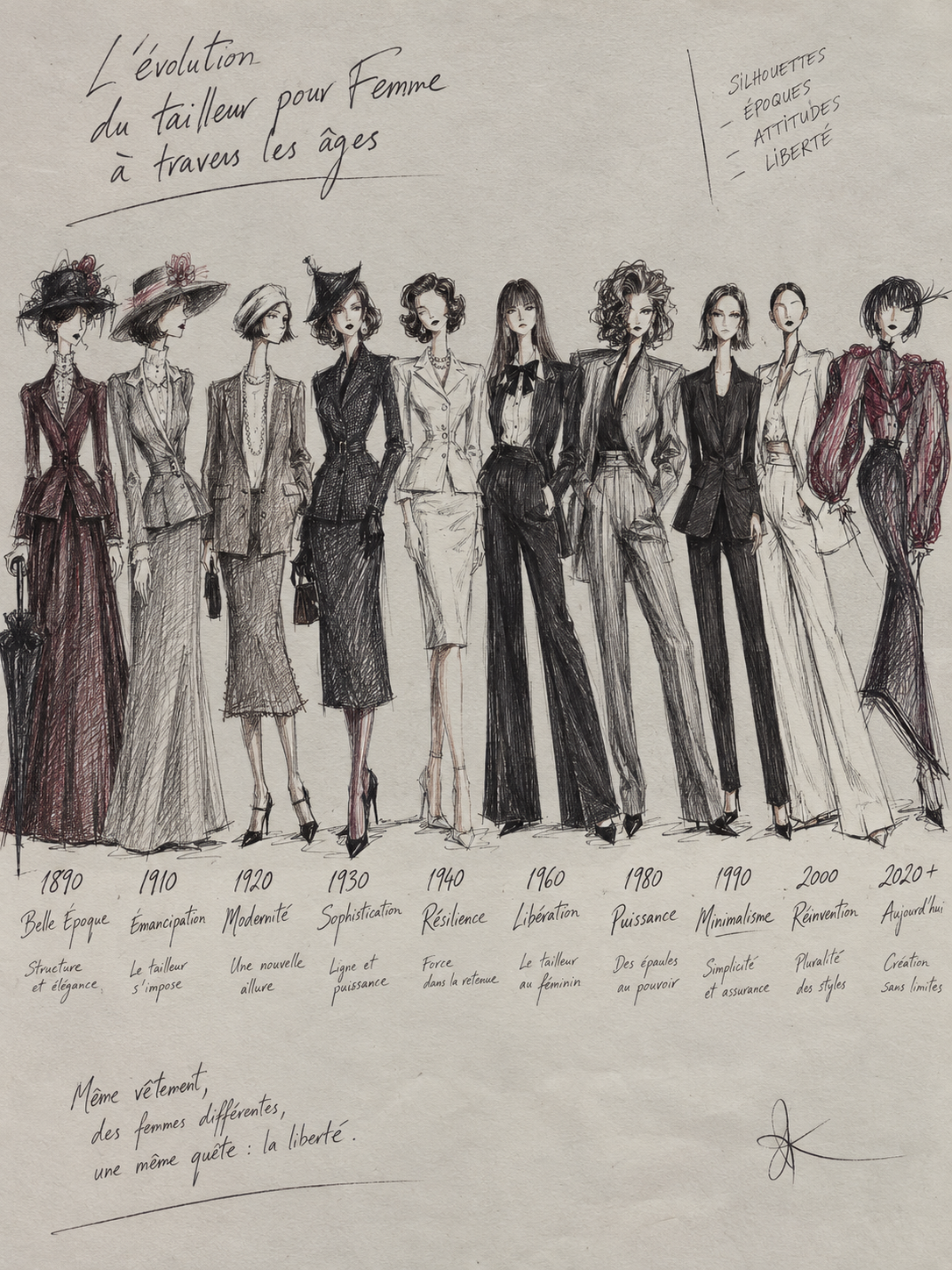 The history of the women’s suit: more than one route to freedom