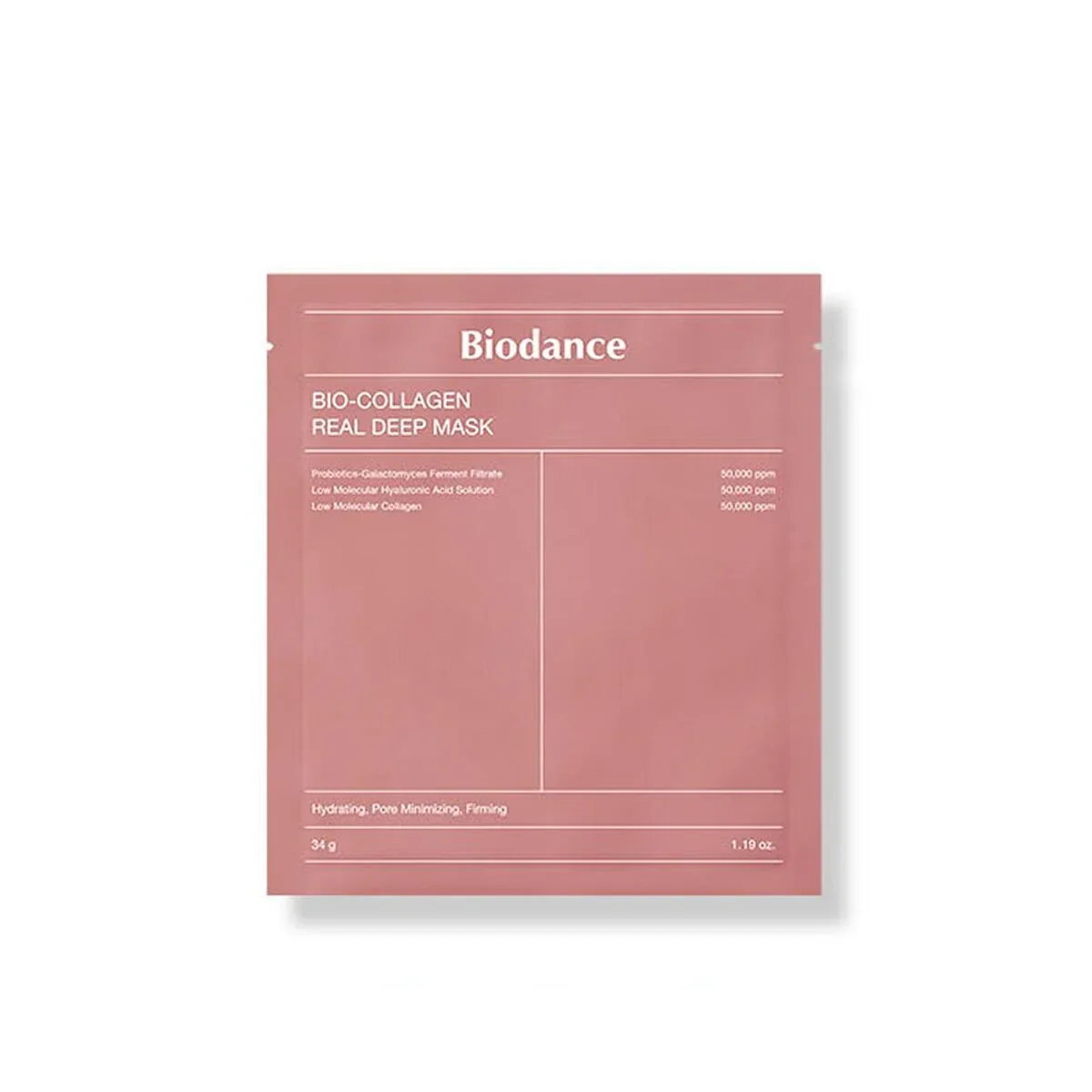 Masque en tissu Biodance :  Bio-Collagen Real Deep