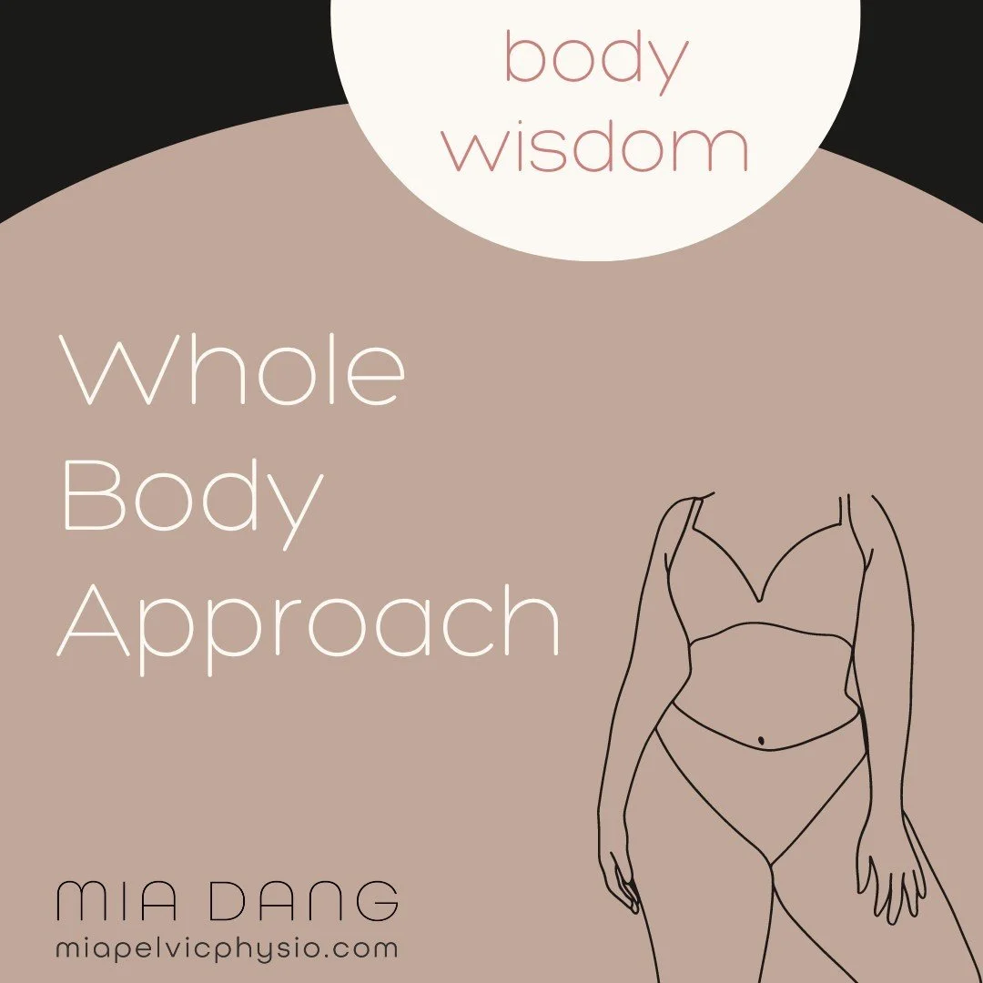 I often talk about my own practice as holistic. The same ideas can be a motivating way to think of your personal self-care. Everything helps!