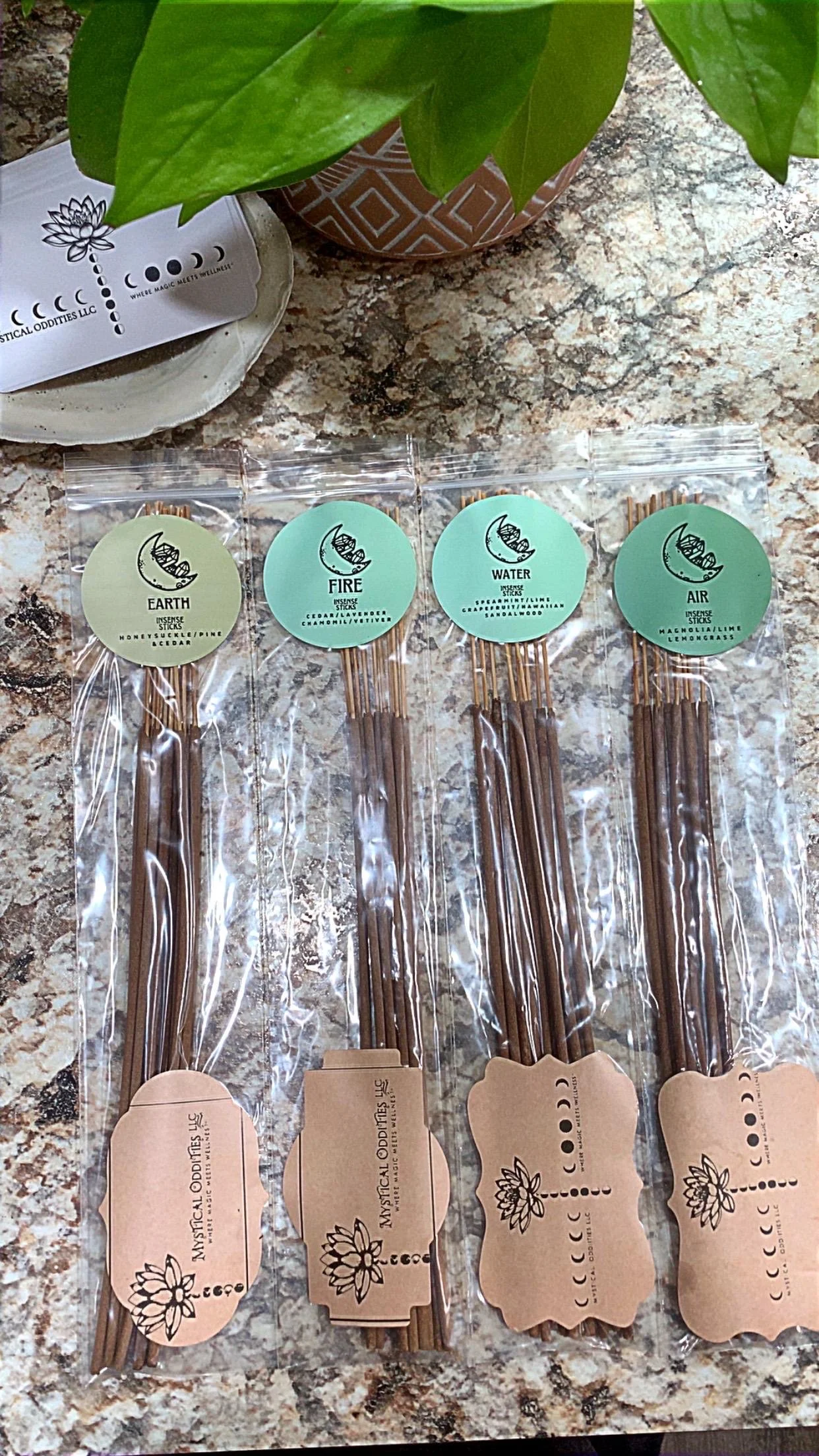 Incense sticks: Elements