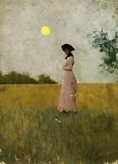 Painting - Woman and the moon.jpg