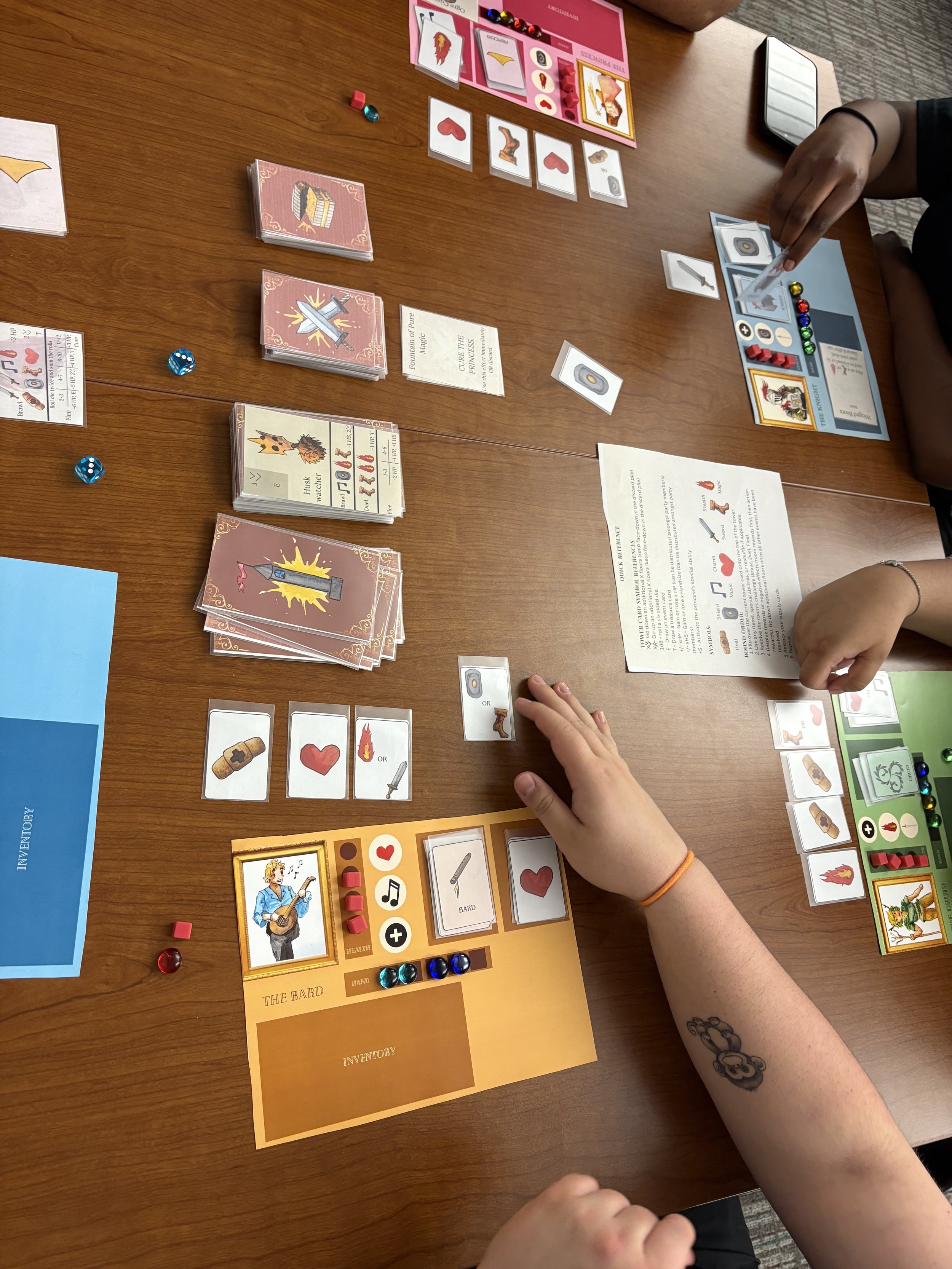 An image of Descend The Tower Gameplay.