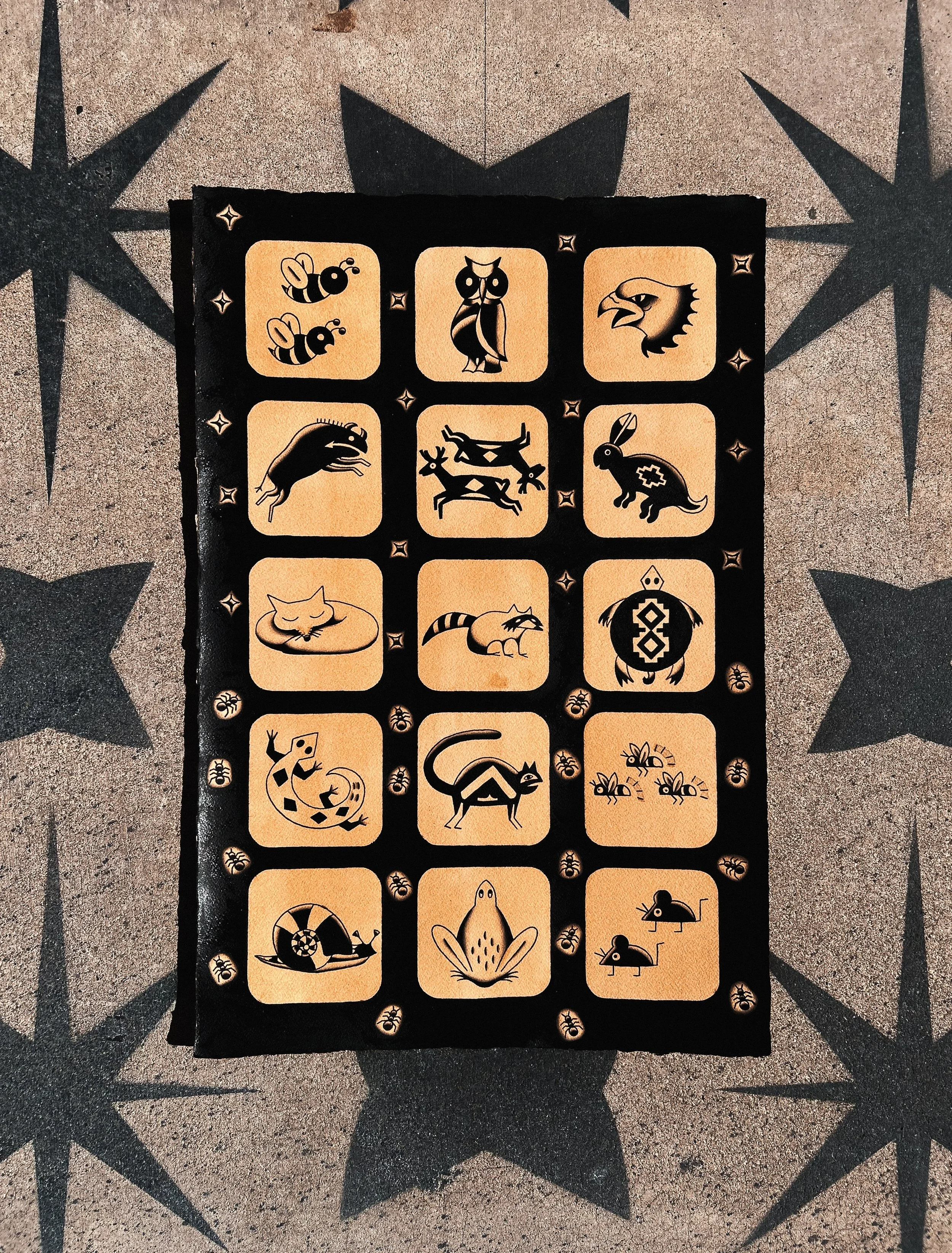 Shelly Benally @imcasterr original Indigenous flash painting.jpeg