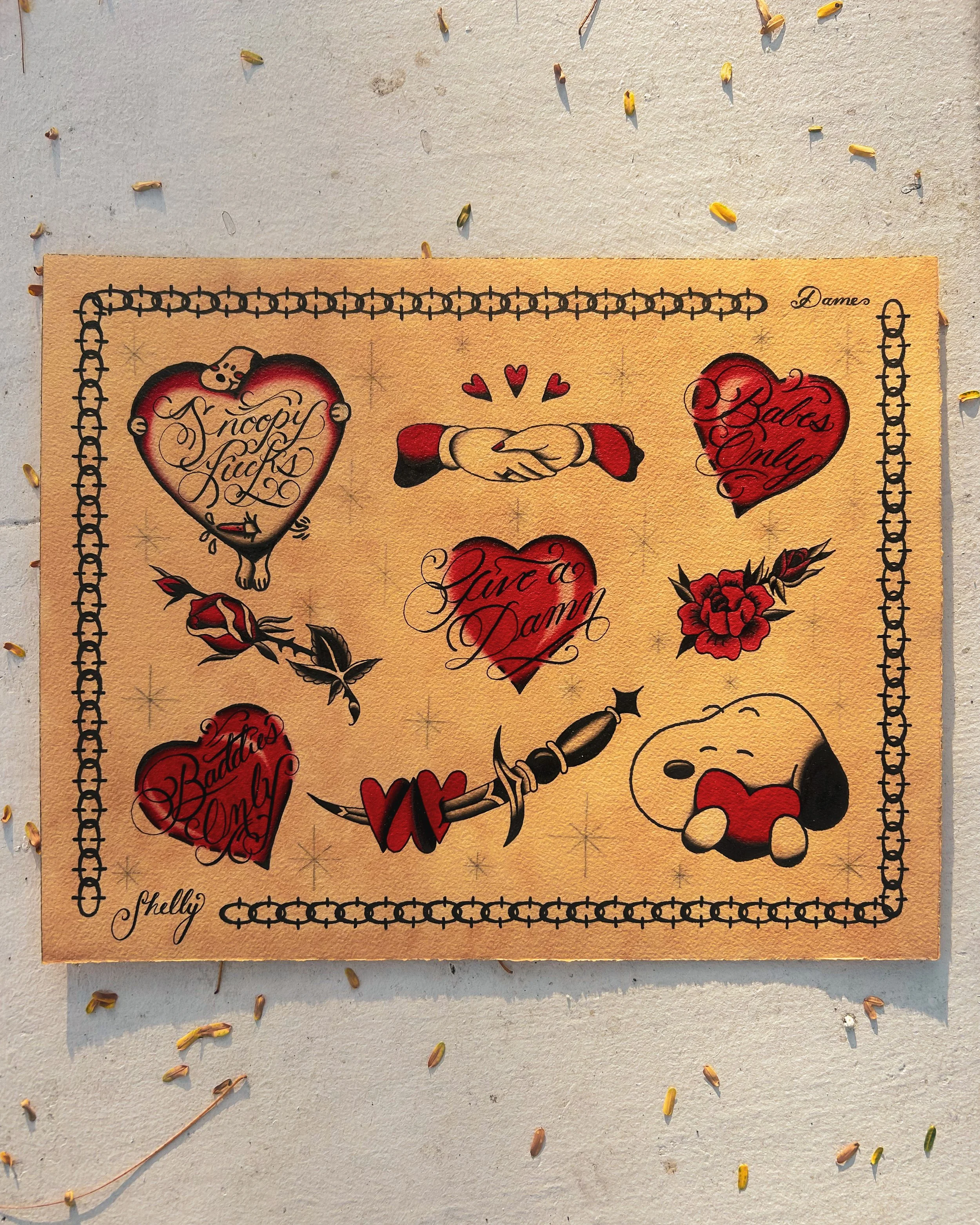 Shelly Benally @imcasterr original flash Valentine's Day painting.jpeg