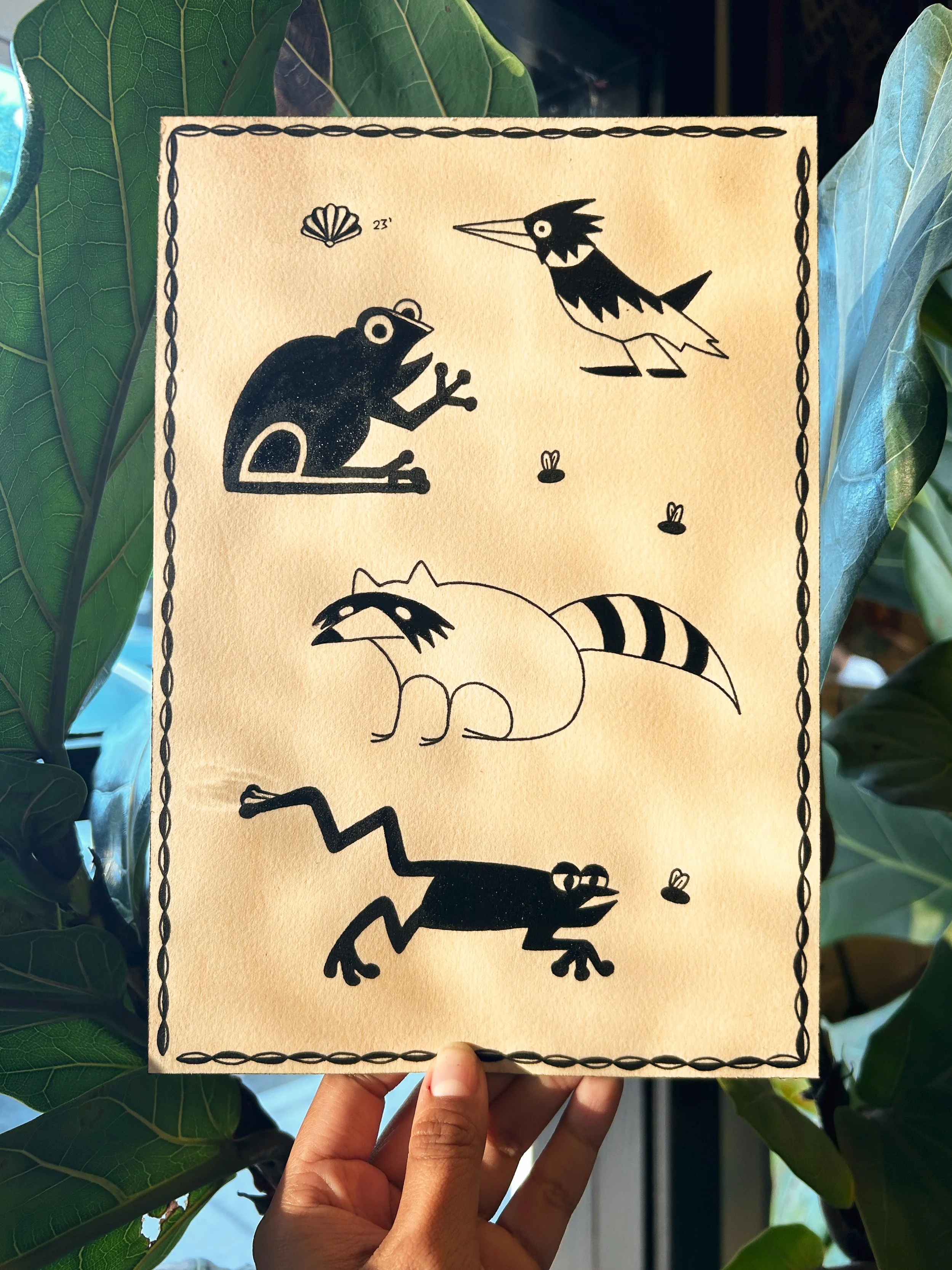 Shelly Benally @imcasterr original animal flash painting.jpeg