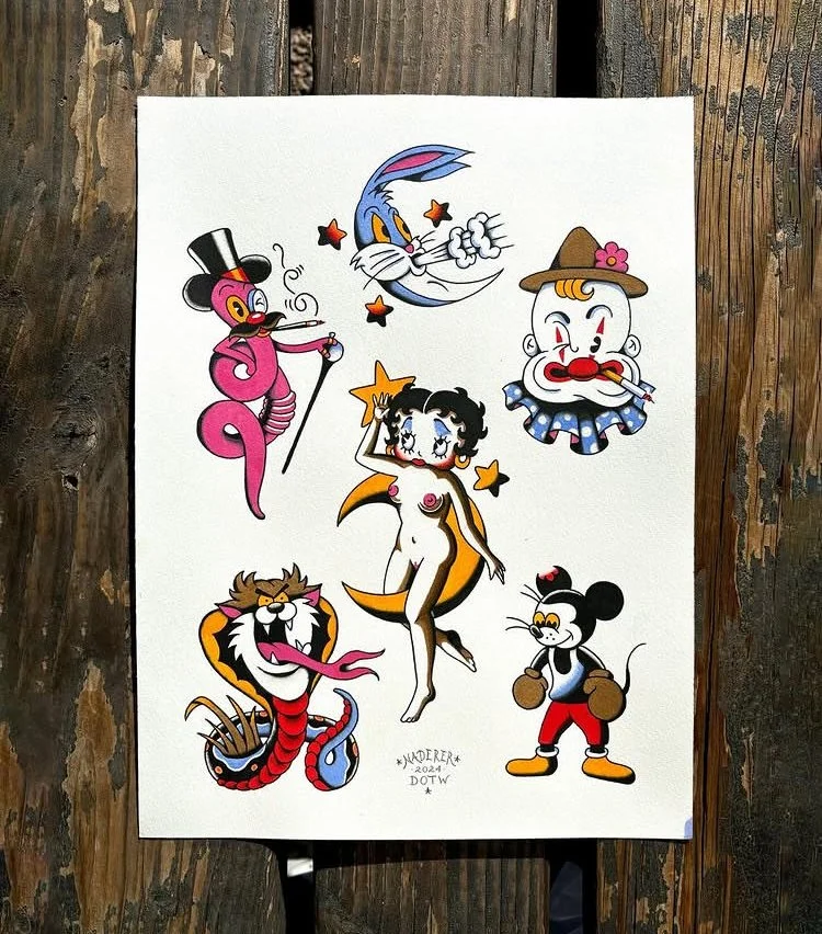 American Traditional Flash Sheet