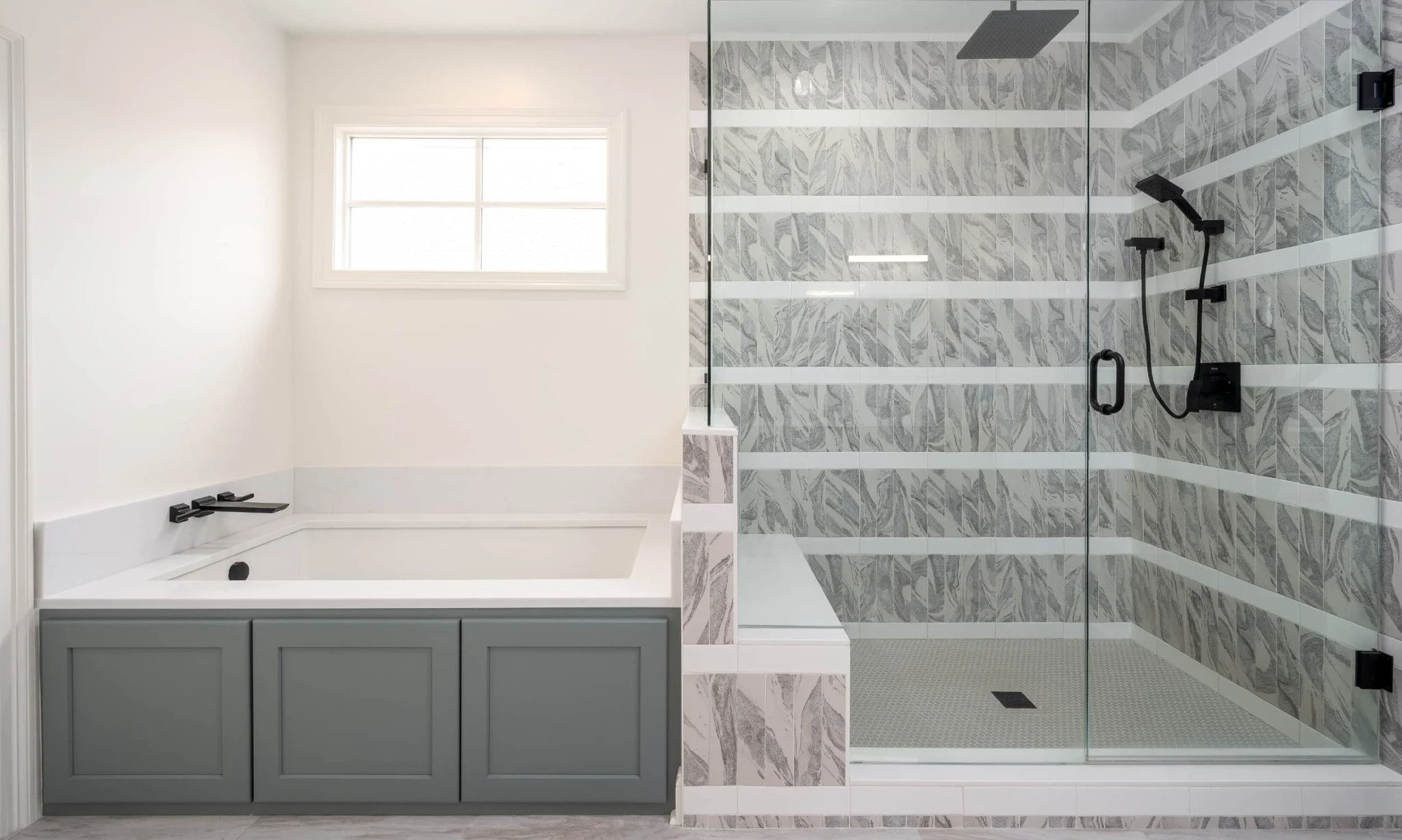 Luxury Walk-In Tile Shower Remodel