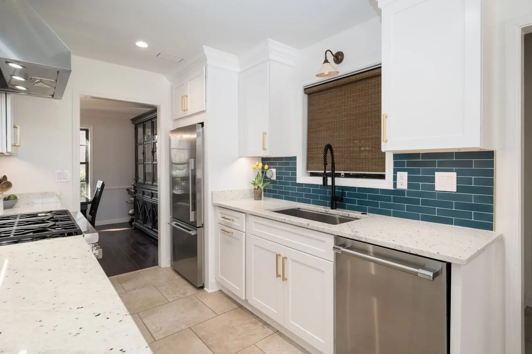 Pop of Color Kitchen